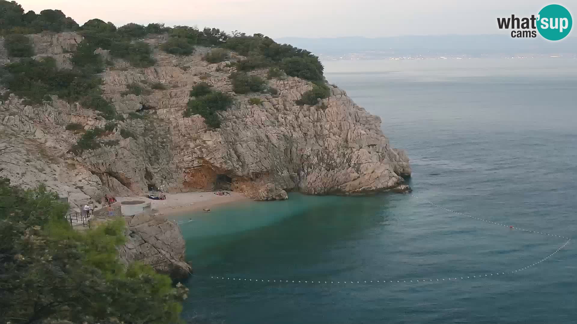 Webcam Bersezio spiaggia – Draga di Moschiena – Croazia