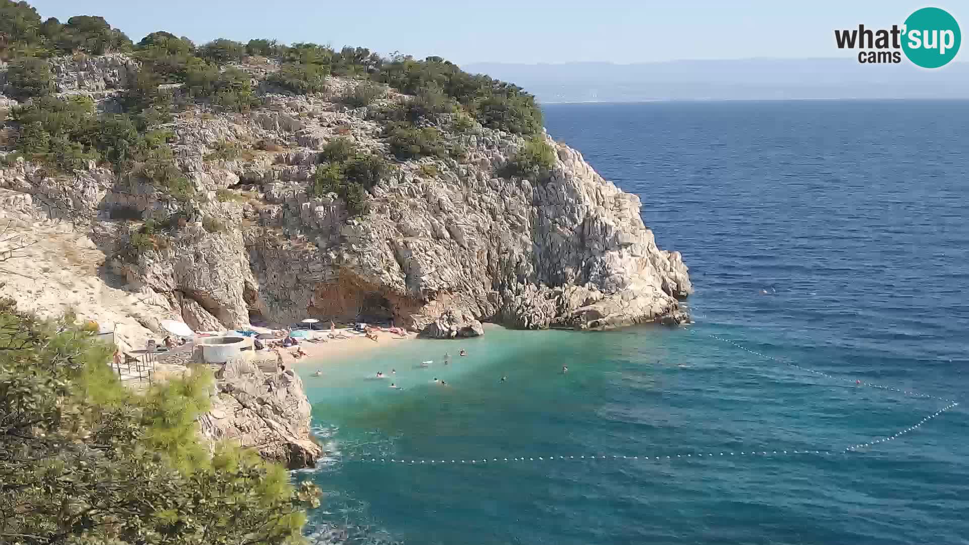 Webcam Bersezio spiaggia – Draga di Moschiena – Croazia