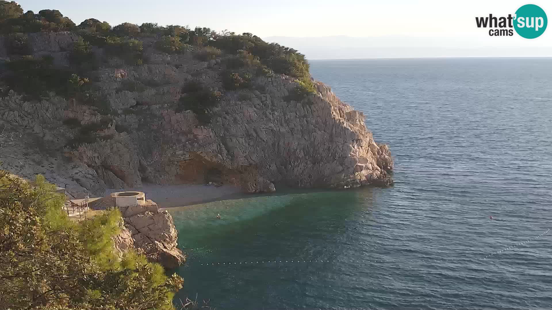 Web kamera plaže Brseč – Mošćenička Draga – Hrvatska