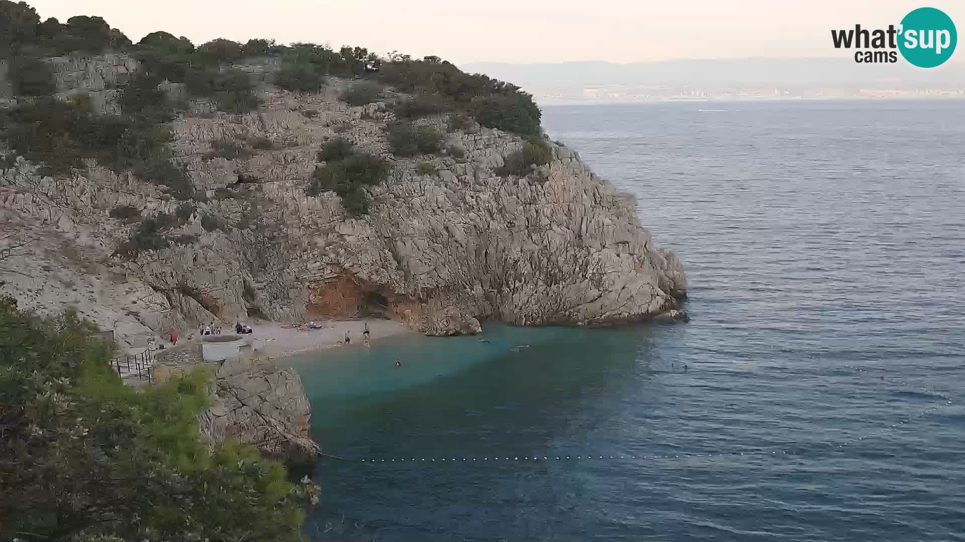 Web kamera plaže Brseč – Mošćenička Draga – Hrvatska