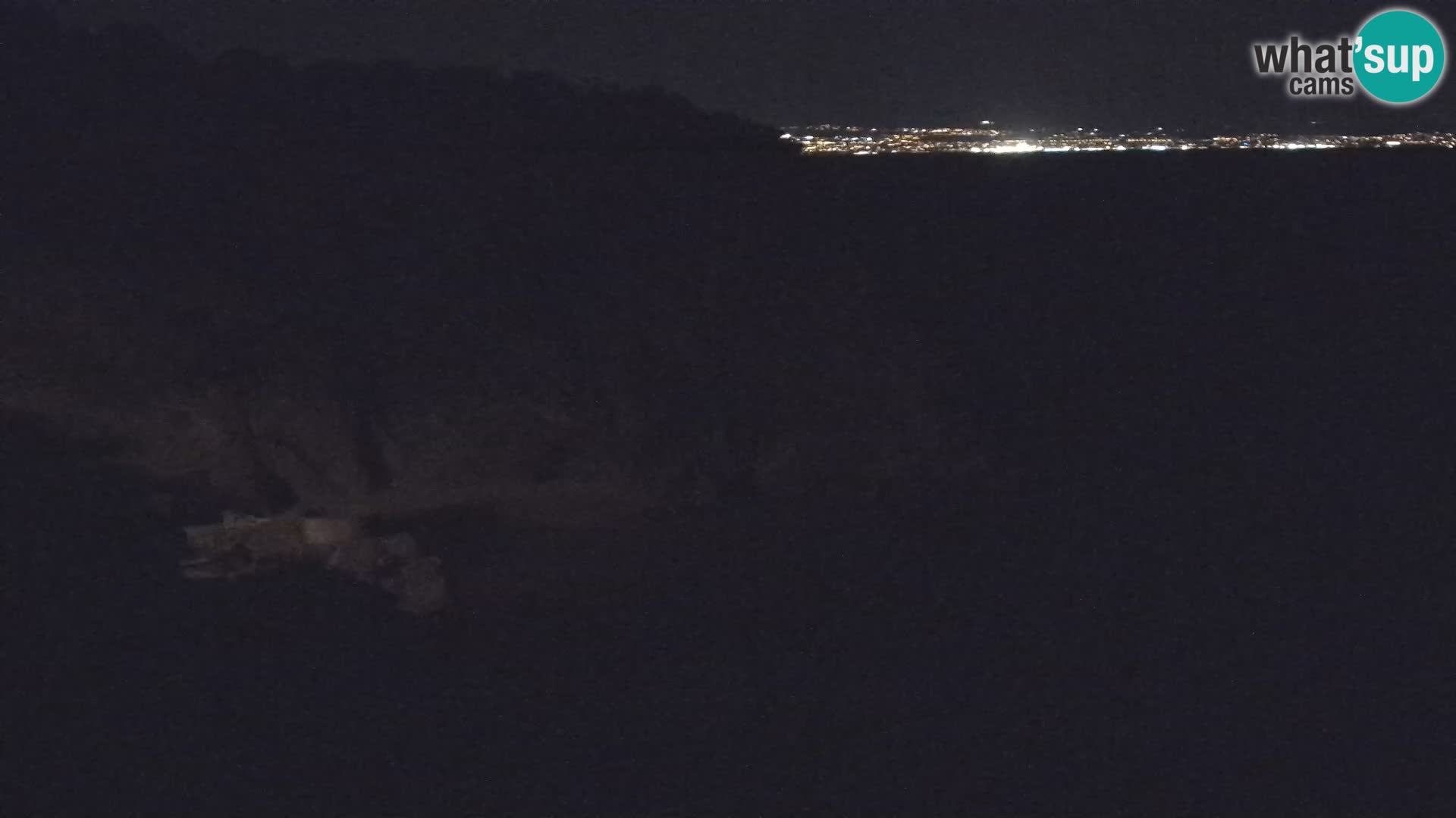 Webcam plage Brseč à Mošćenička Draga, Croatie