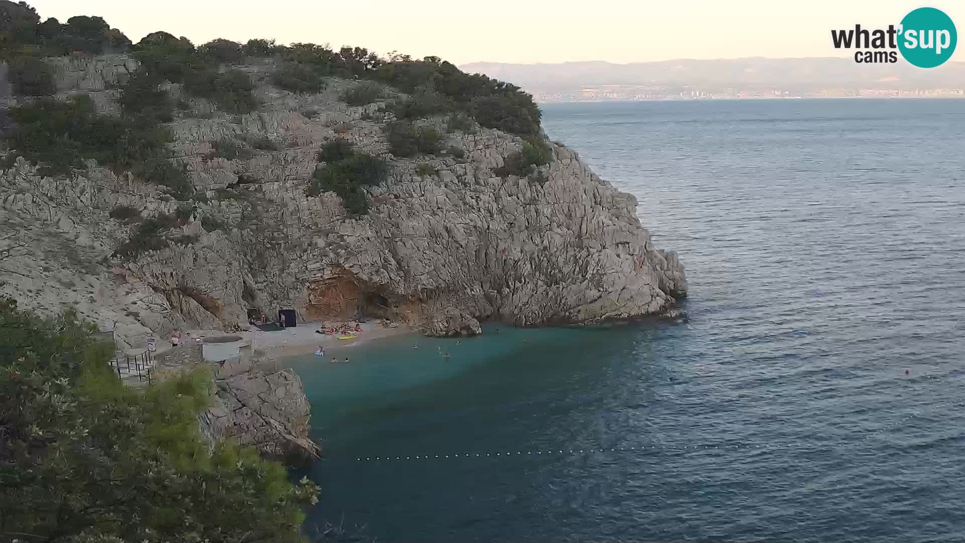 Web kamera plaže Brseč – Mošćenička Draga – Hrvatska