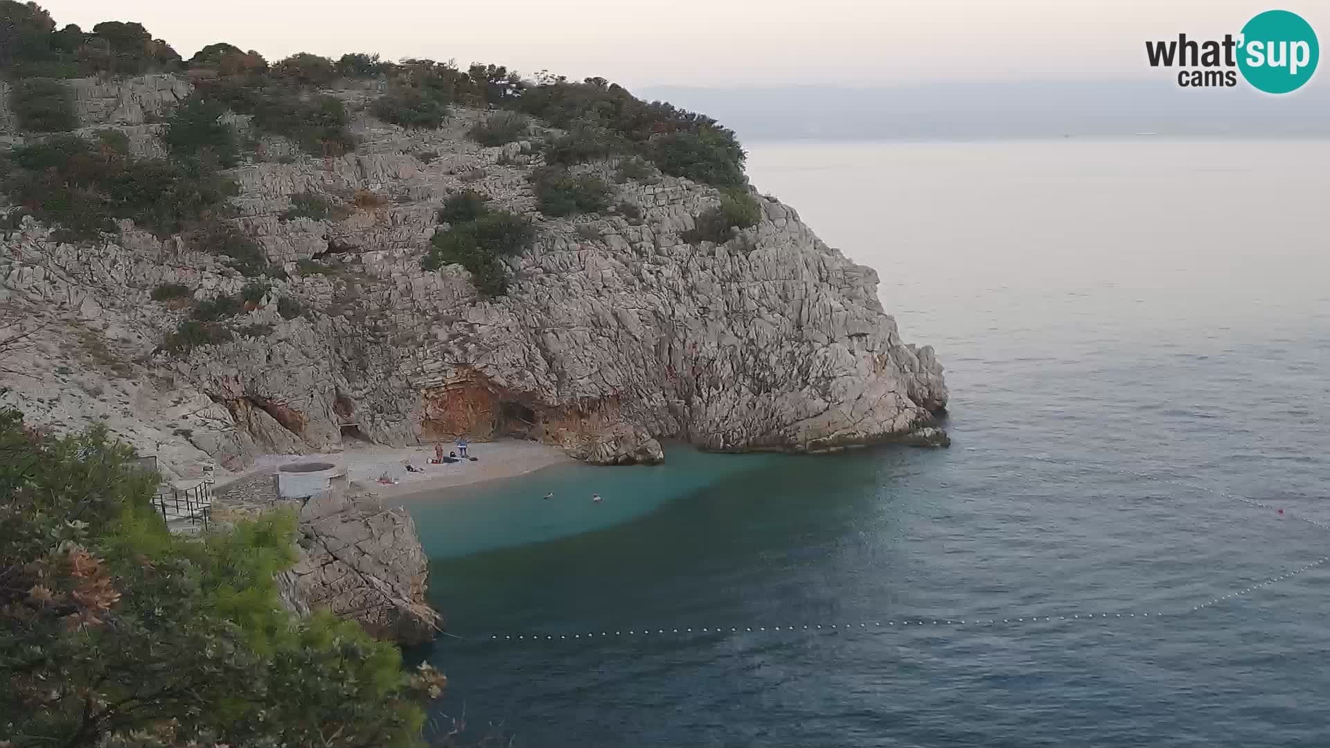 Webcam Bersezio spiaggia – Draga di Moschiena – Croazia
