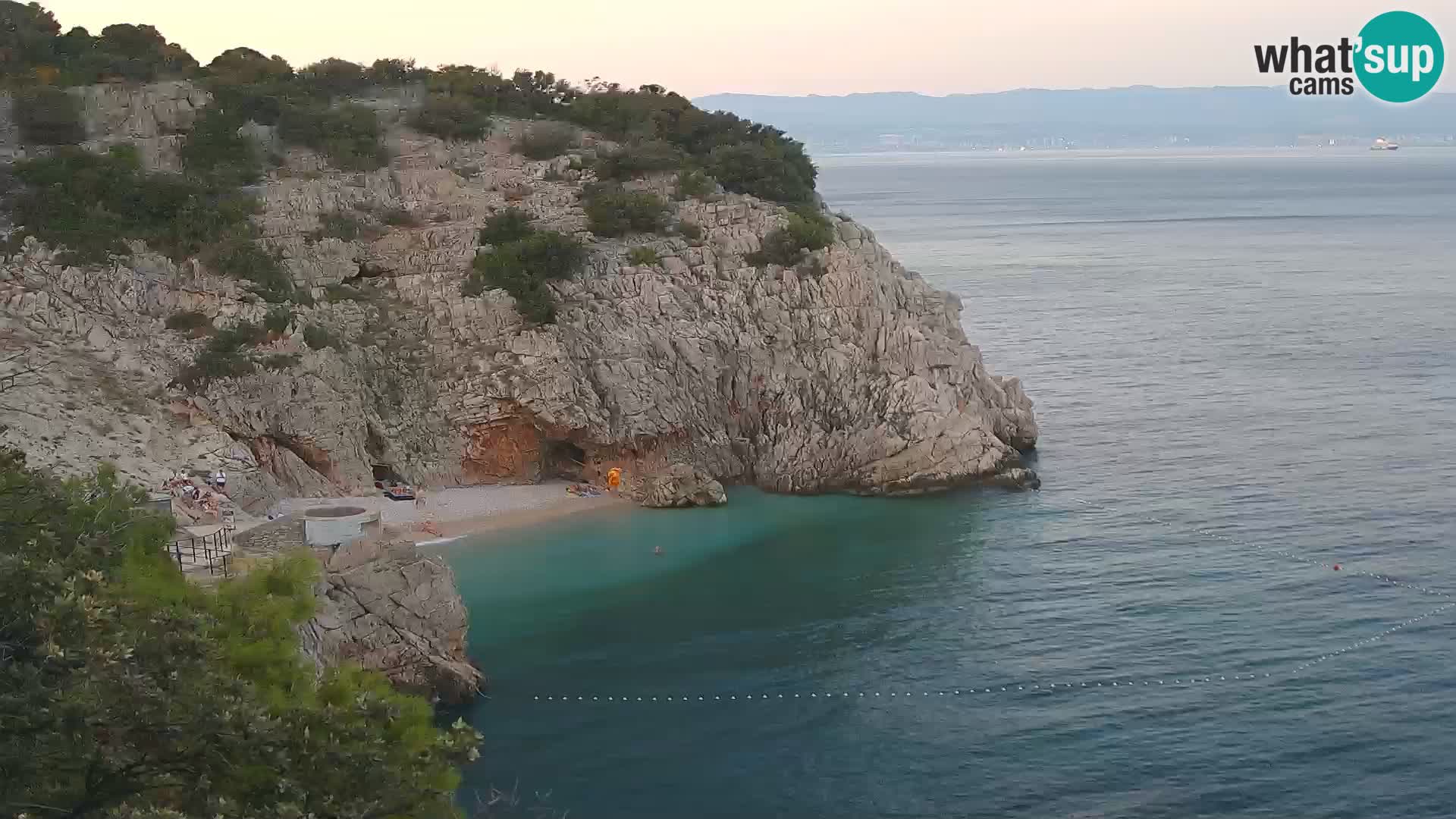 Webcam Brseč Strand – Mošćenička Draga – Kroatien