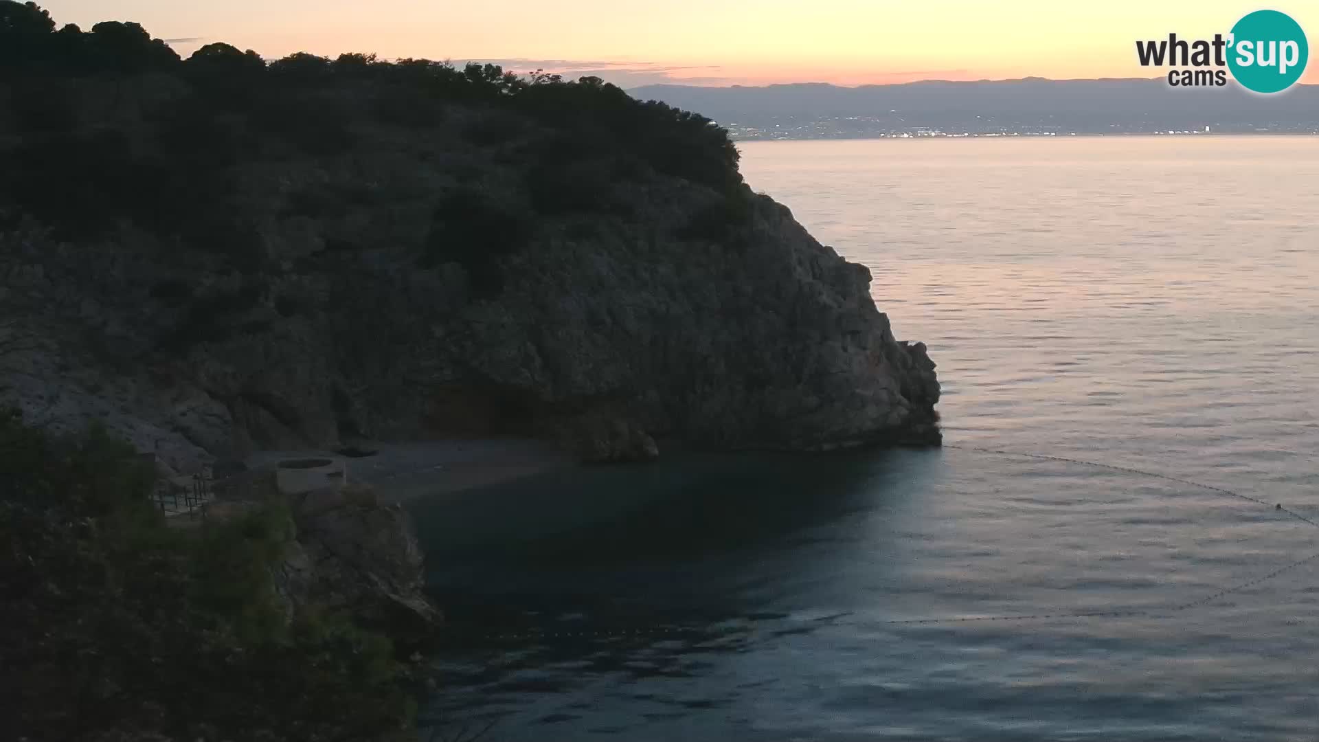 Web kamera plaže Brseč – Mošćenička Draga – Hrvatska