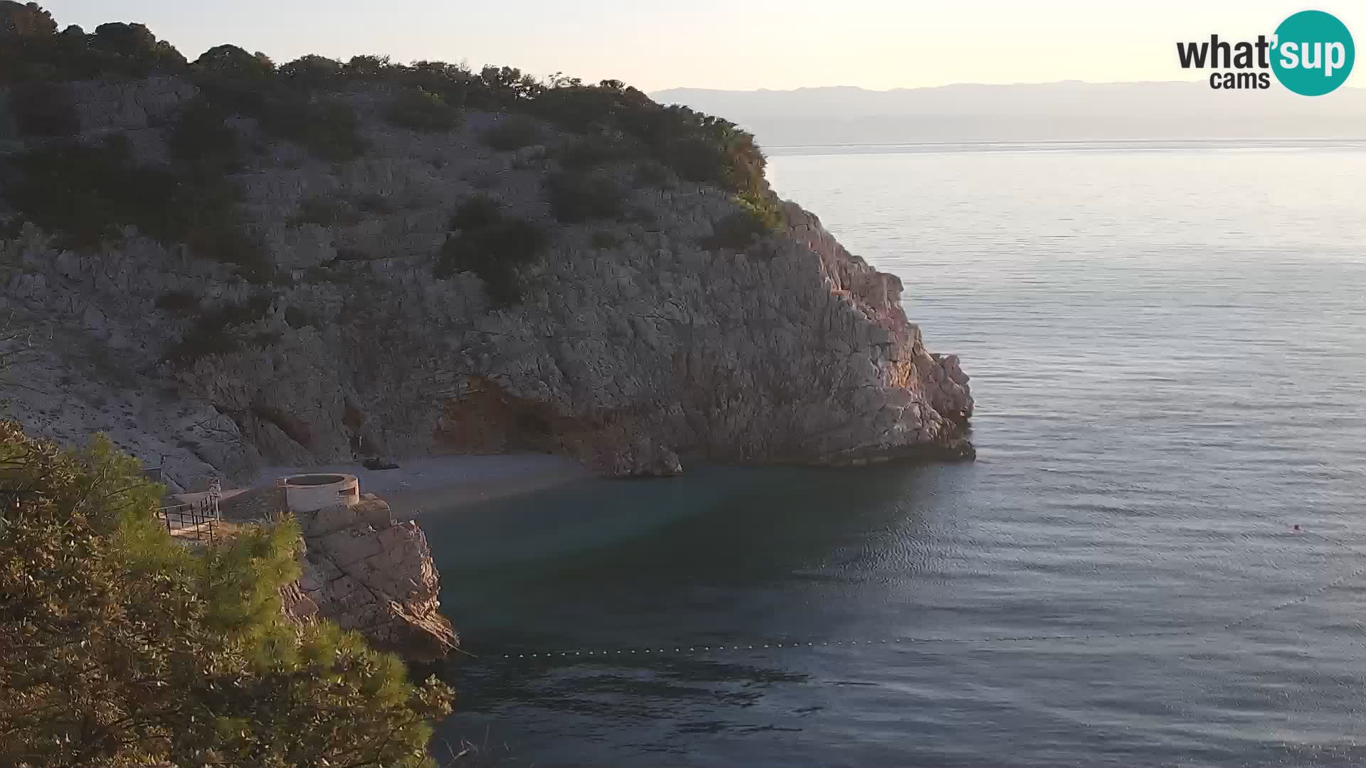 Webcam Bersezio spiaggia – Draga di Moschiena – Croazia
