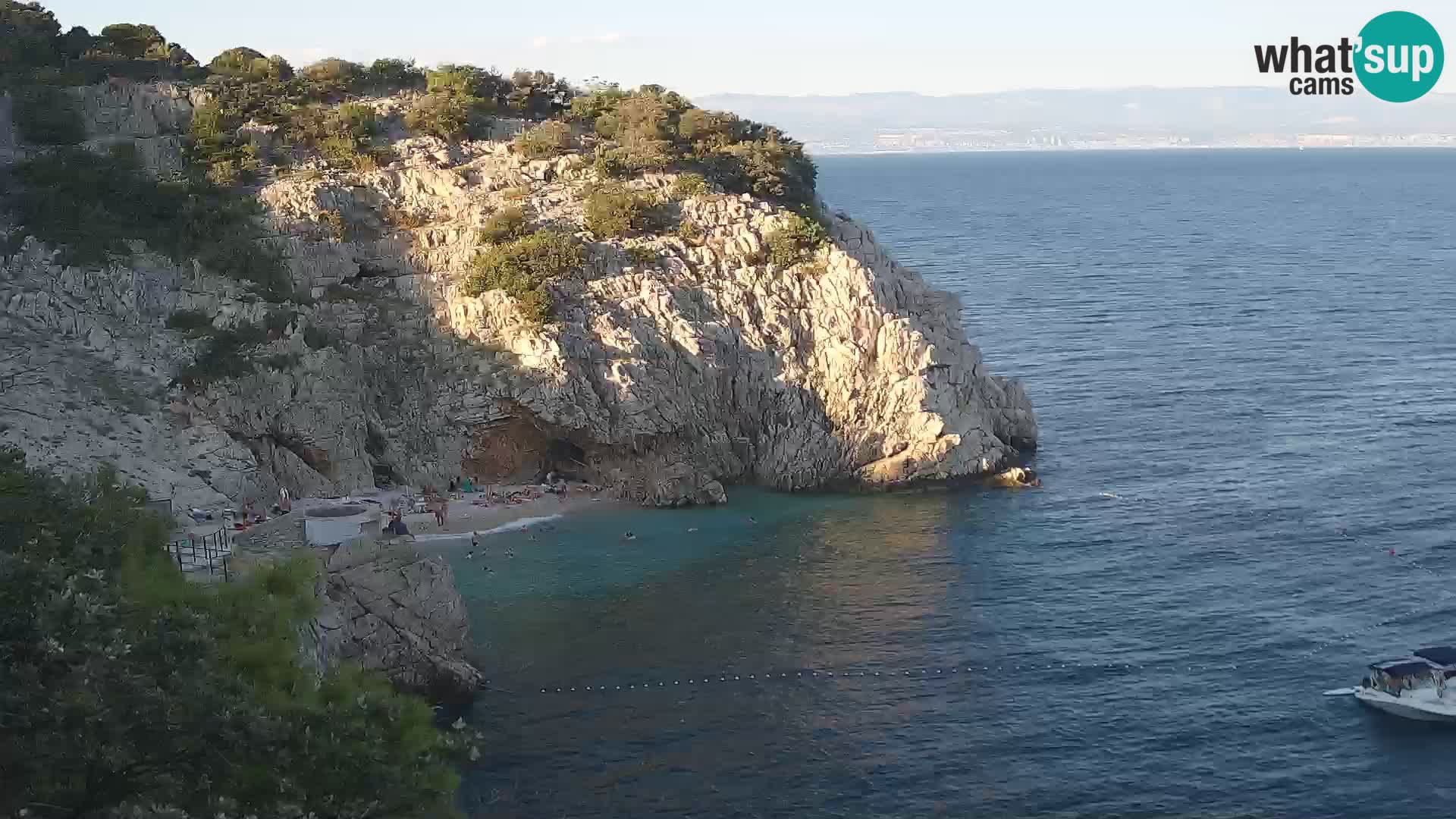 Webcam Brseč beach – Mošćenička Draga – Croatia