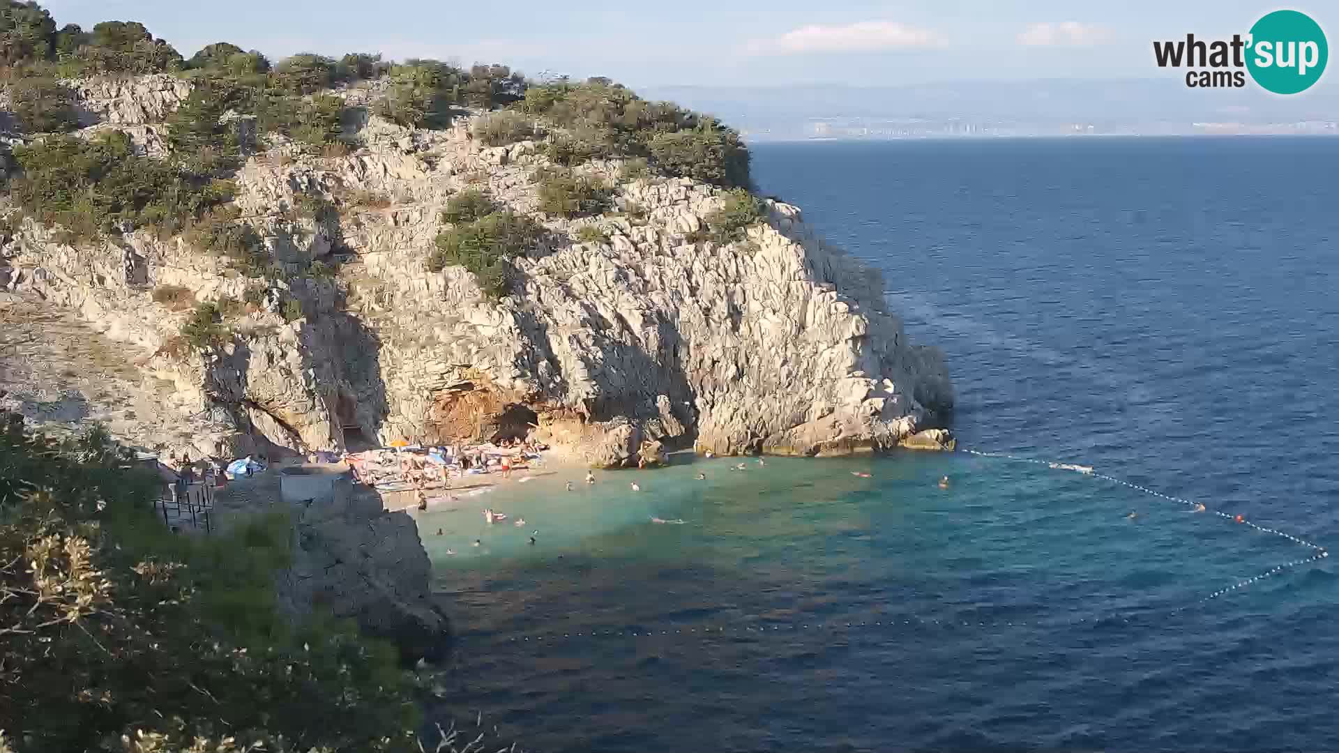 Webcam Brseč Strand – Mošćenička Draga – Kroatien