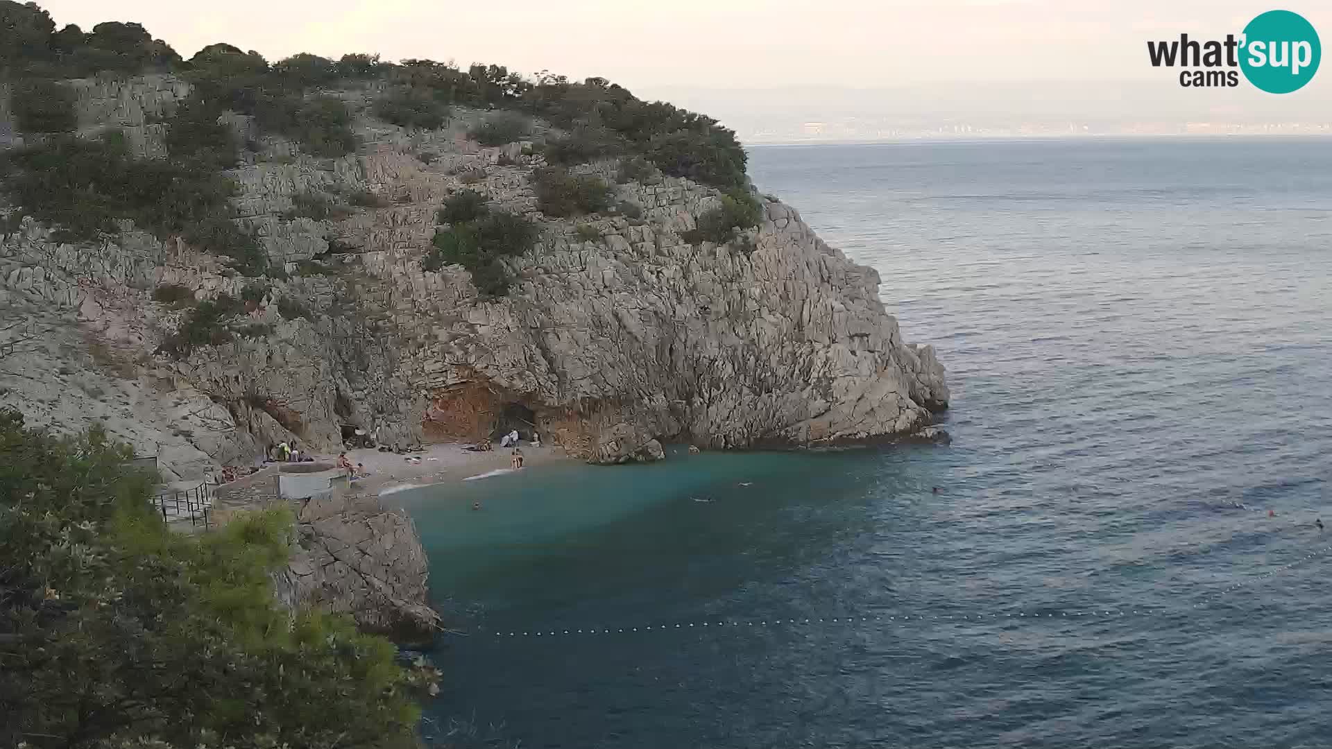 Webcam Brseč Strand – Mošćenička Draga – Kroatien