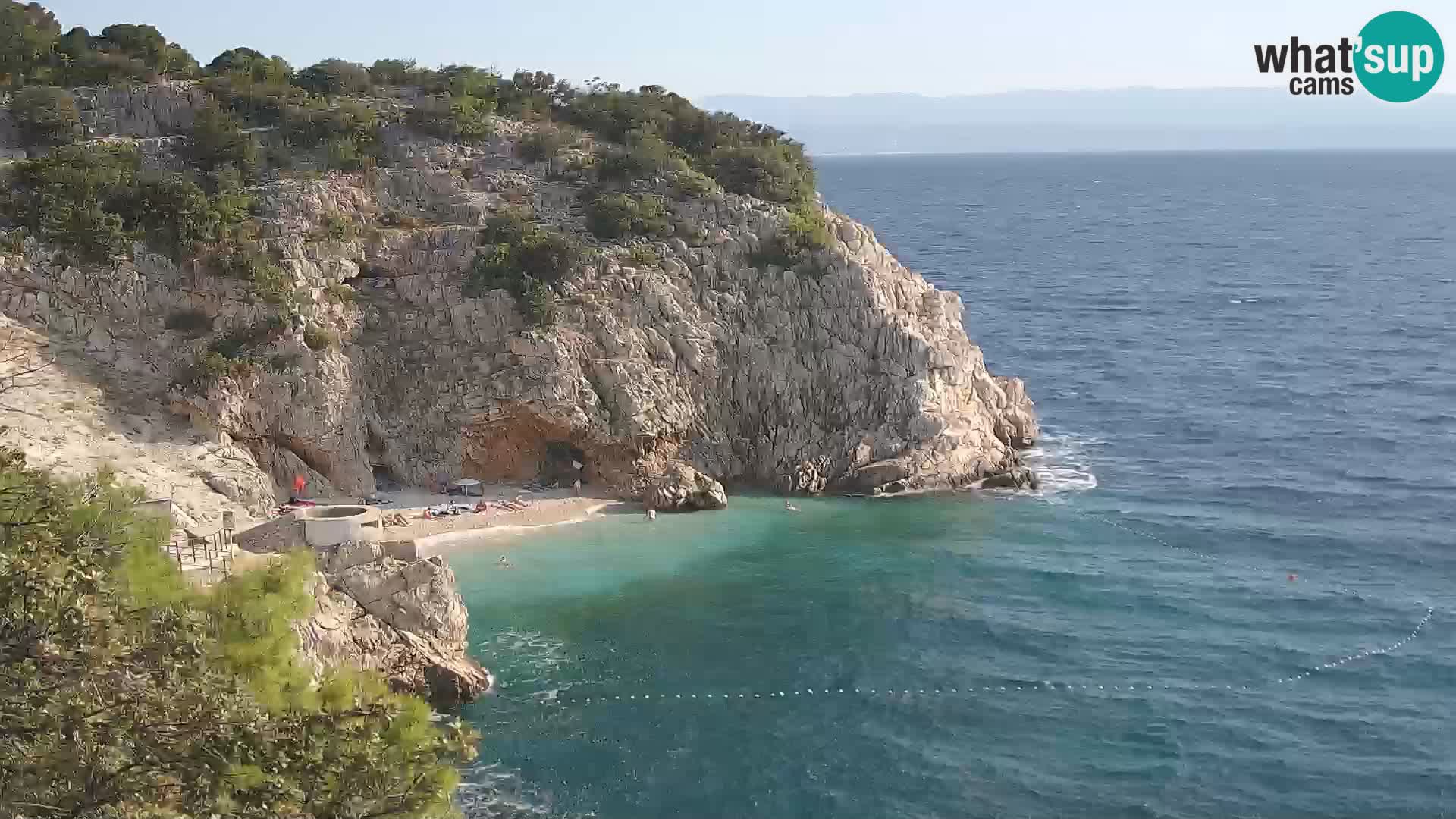 Webcam Brseč Strand – Mošćenička Draga – Kroatien