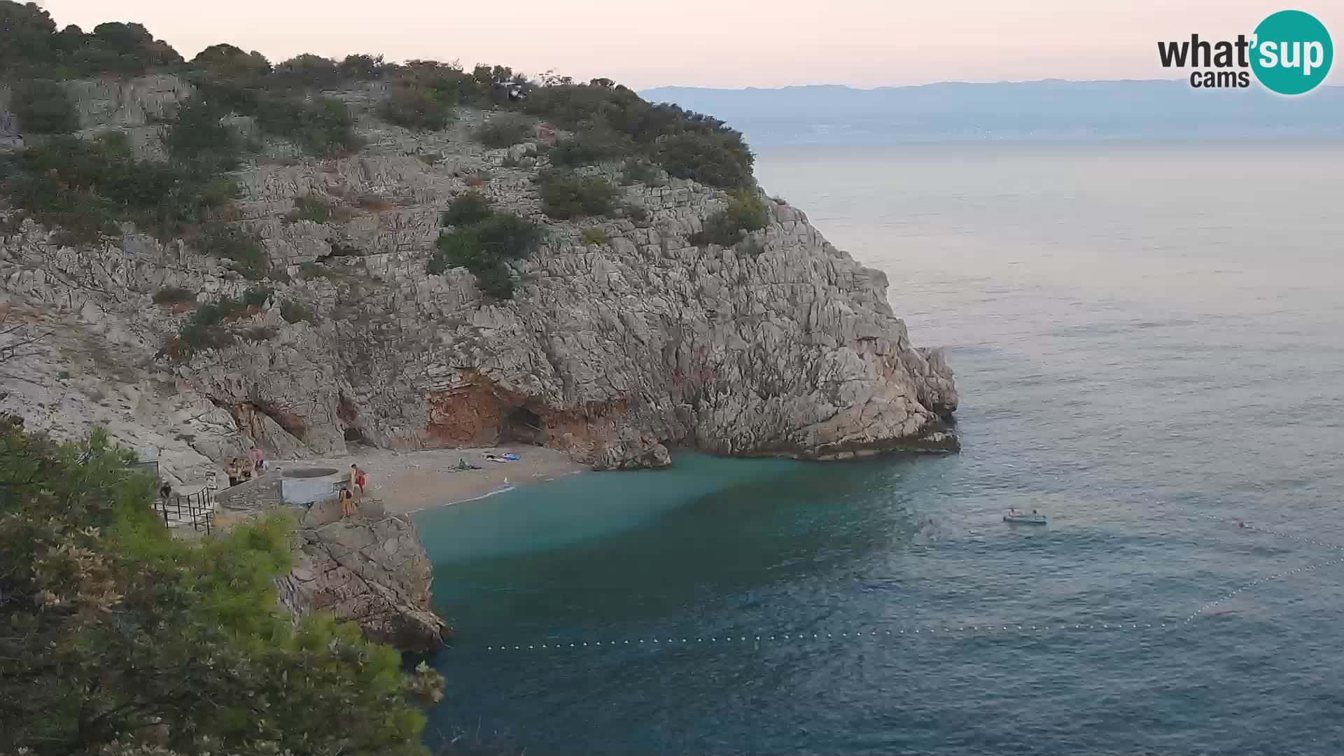 Webcam Brseč beach – Mošćenička Draga – Croatia