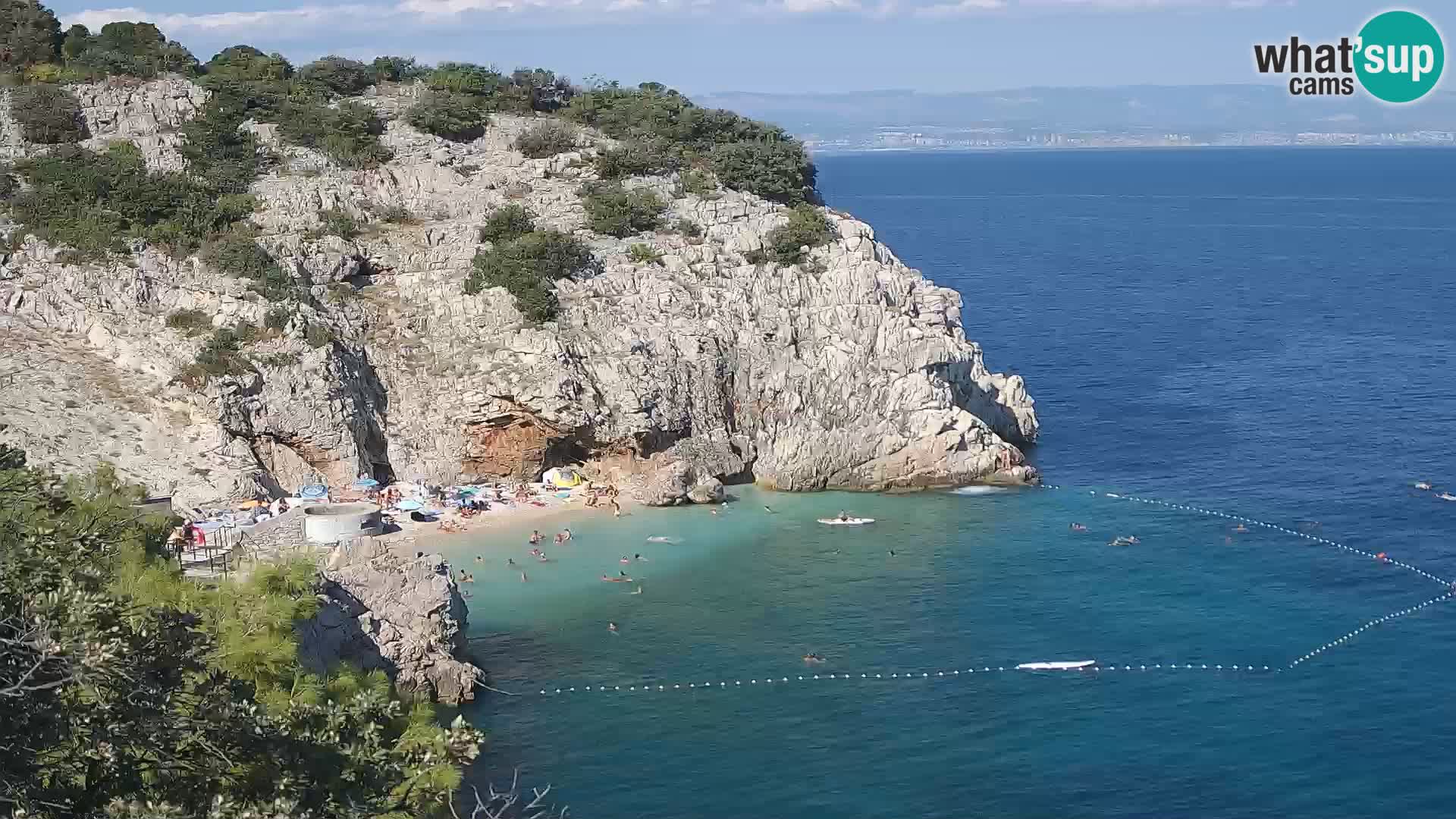 Webcam Brseč Strand – Mošćenička Draga – Kroatien