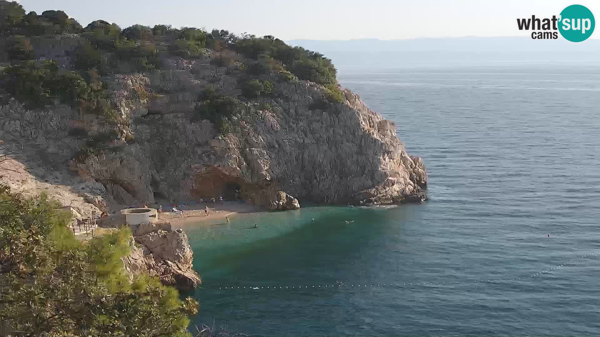 Webcam Brseč Strand – Mošćenička Draga – Kroatien
