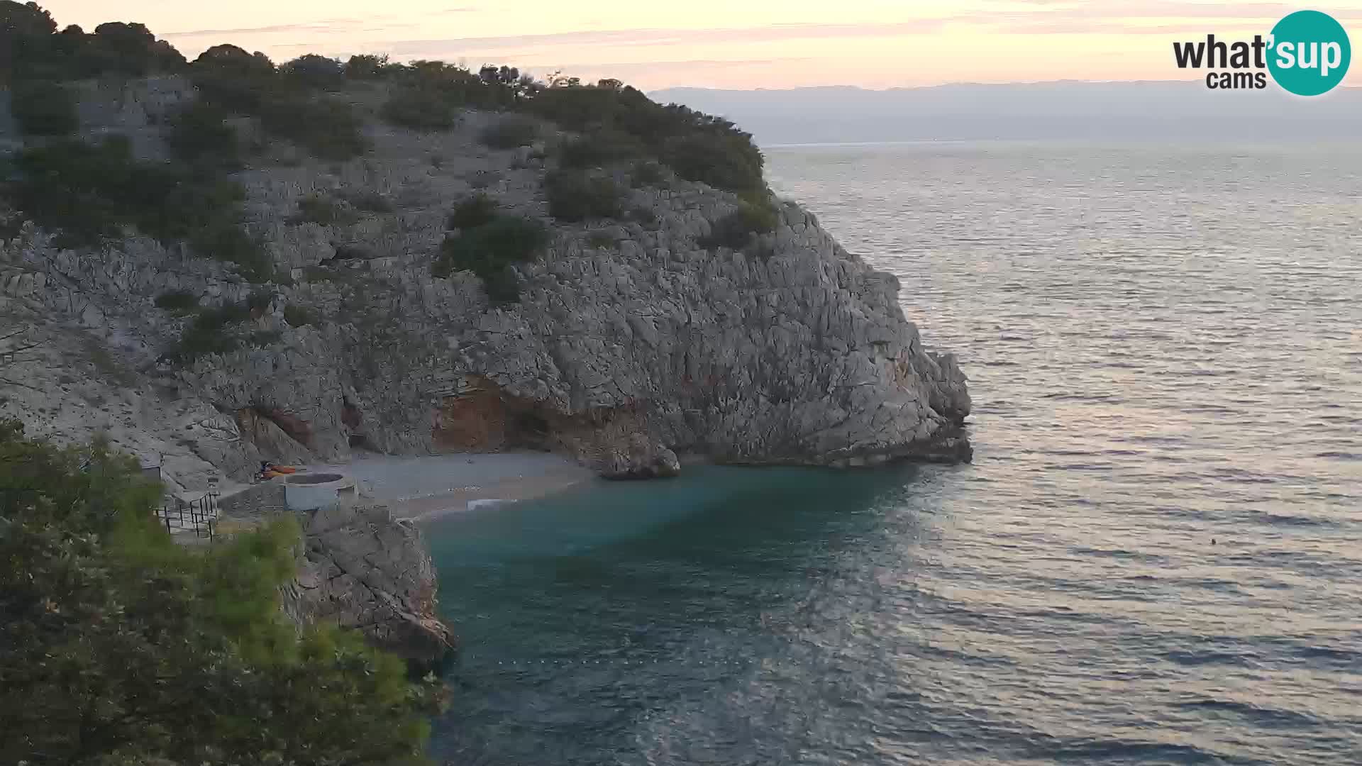 Webcam Bersezio spiaggia – Draga di Moschiena – Croazia