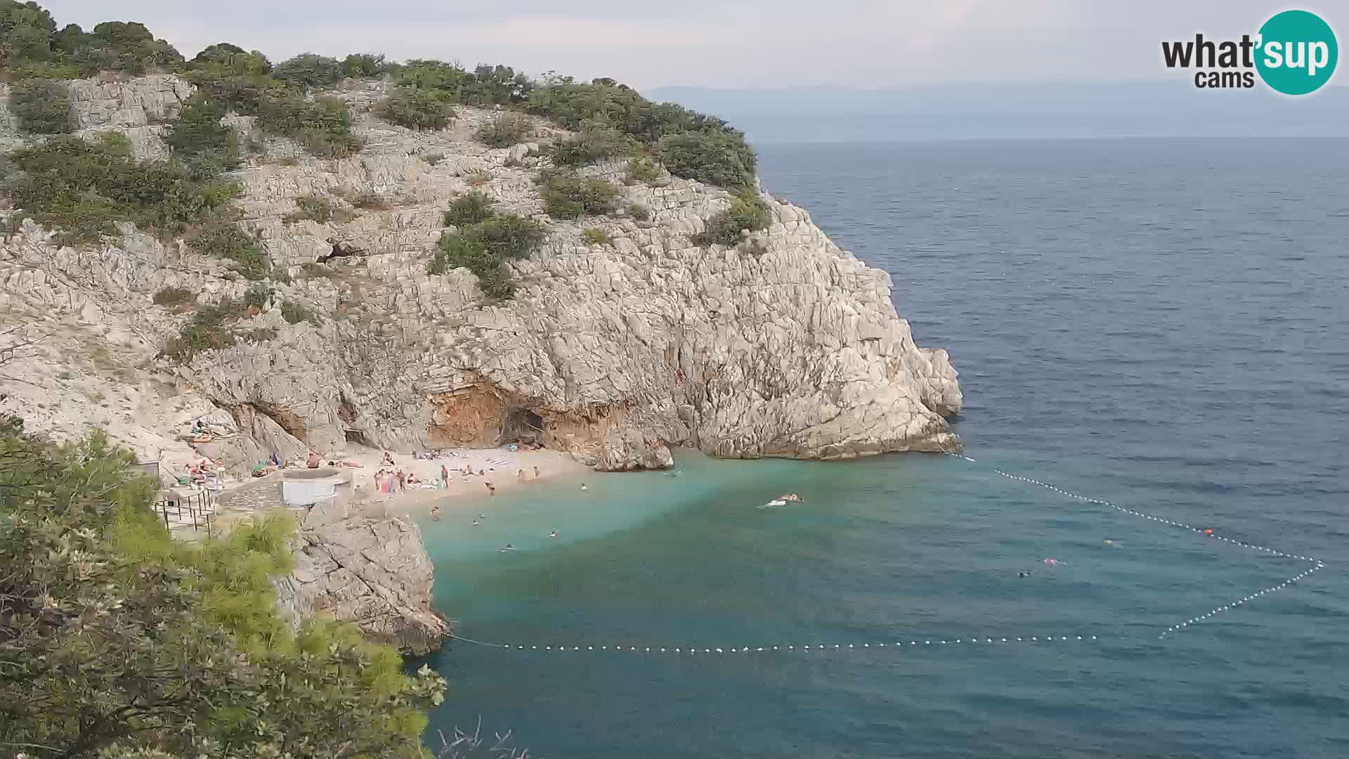 Webcam Brseč beach – Mošćenička Draga – Croatia