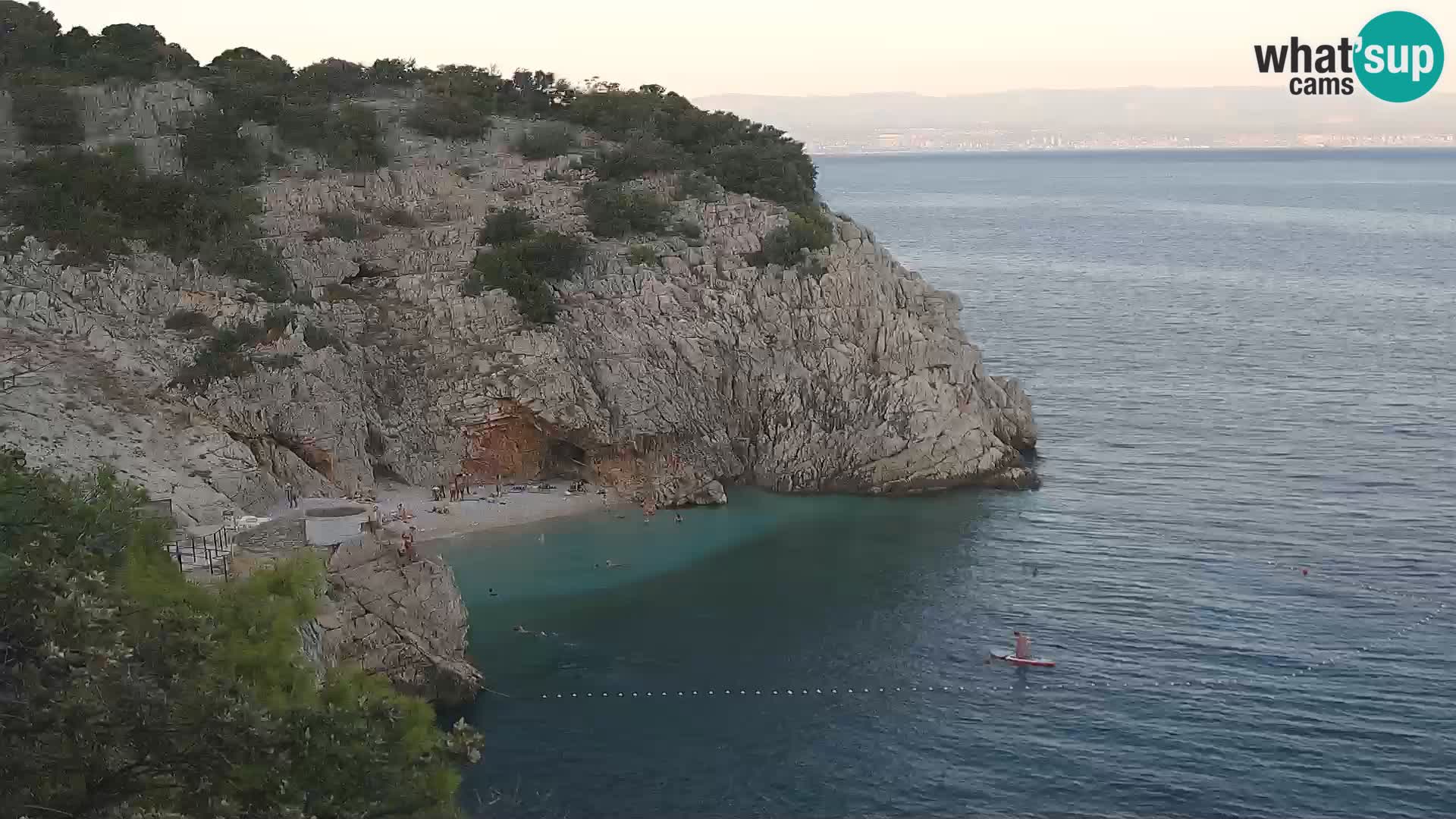 Webcam Brseč beach – Mošćenička Draga – Croatia