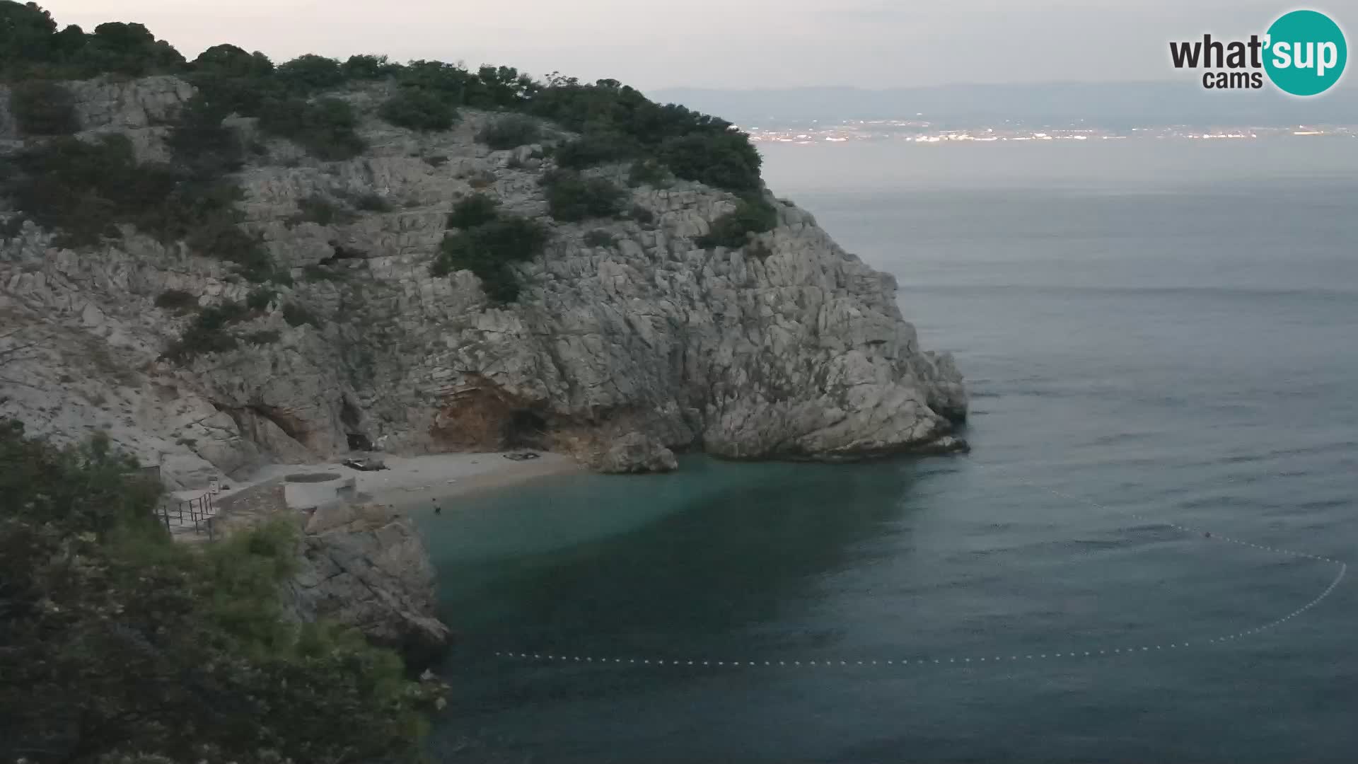 Webcam Brseč beach – Mošćenička Draga – Croatia