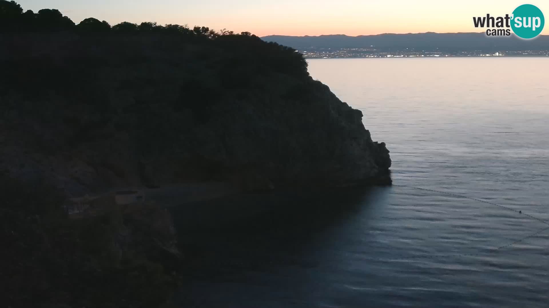 Webcam Bersezio spiaggia – Draga di Moschiena – Croazia