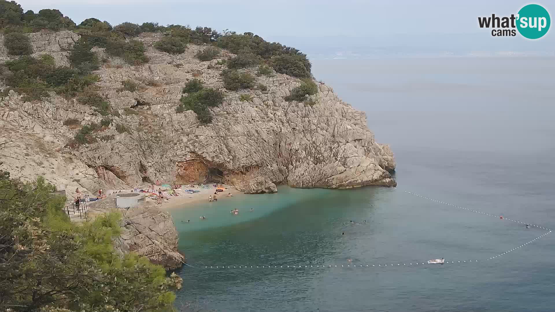 Webcam Brseč beach – Mošćenička Draga – Croatia