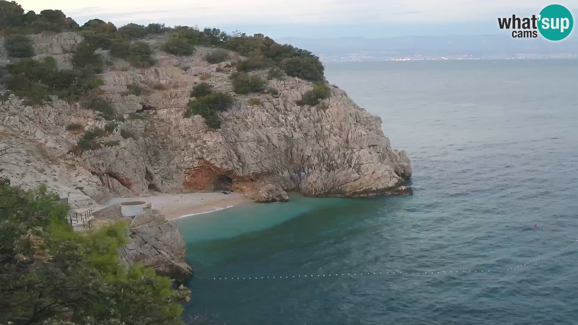 Webcam Brseč Strand – Mošćenička Draga – Kroatien