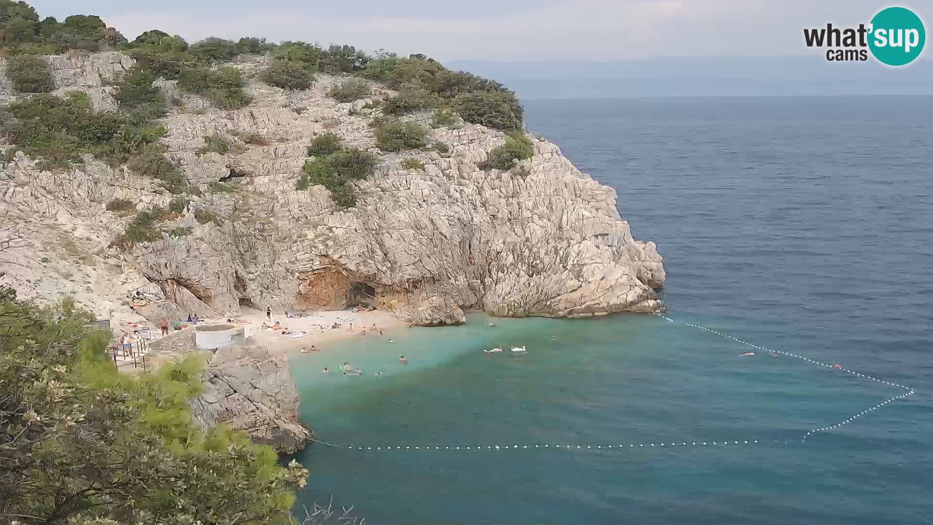 Webcam Bersezio spiaggia – Draga di Moschiena – Croazia