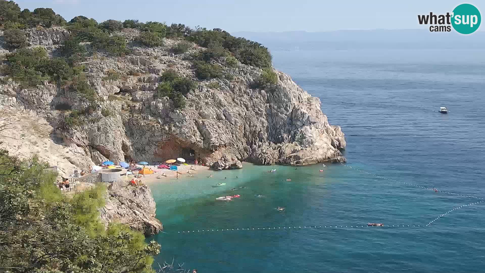 Webcam Brseč Strand – Mošćenička Draga – Kroatien