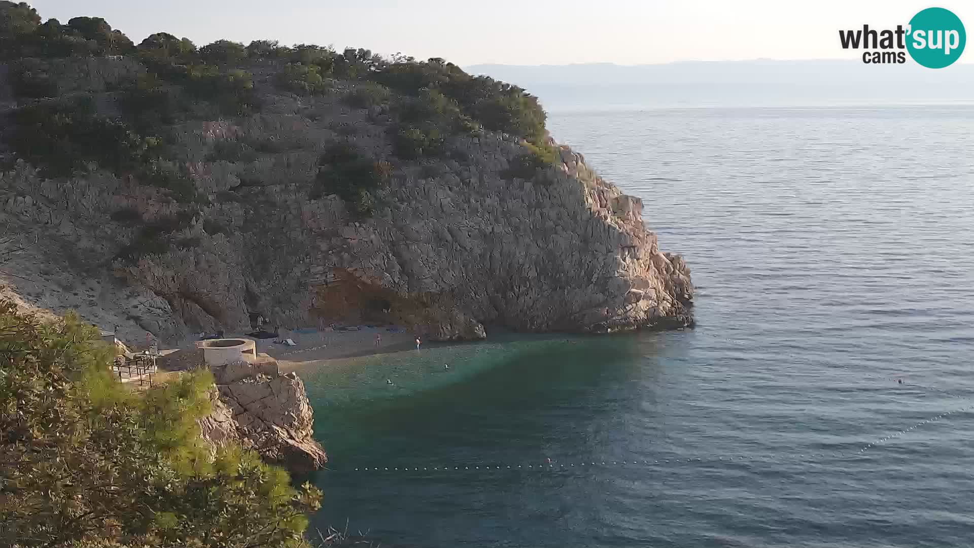 Webcam Brseč beach – Mošćenička Draga – Croatia