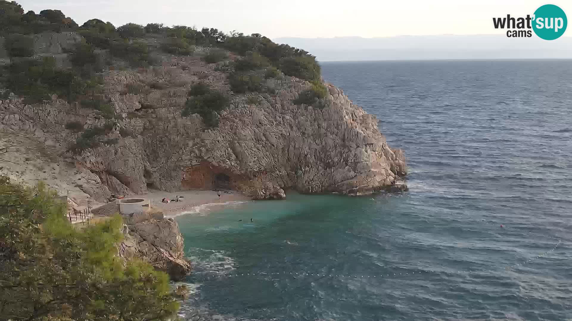 Webcam Brseč beach – Mošćenička Draga – Croatia