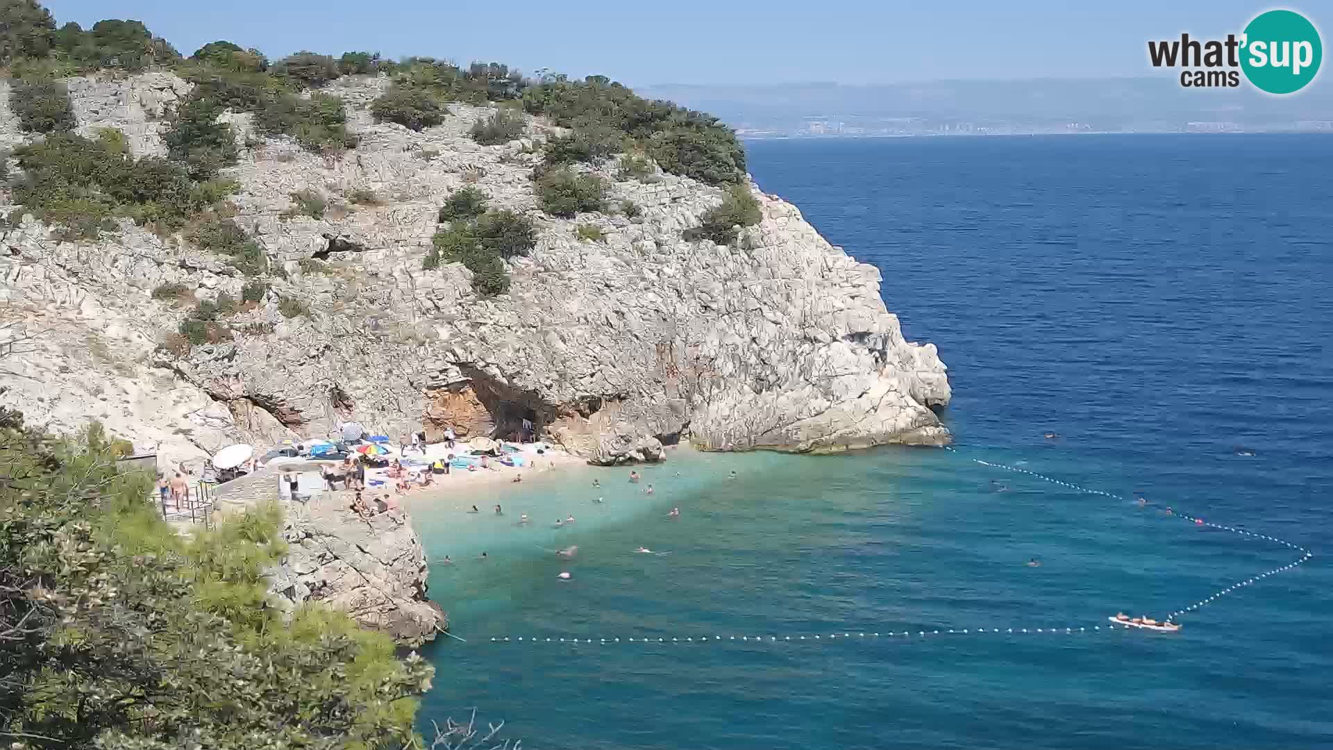 Webcam Bersezio spiaggia – Draga di Moschiena – Croazia
