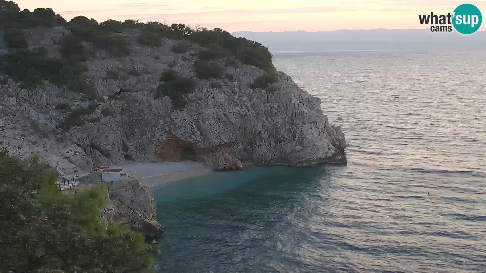 Web kamera plaže Brseč – Mošćenička Draga – Hrvatska