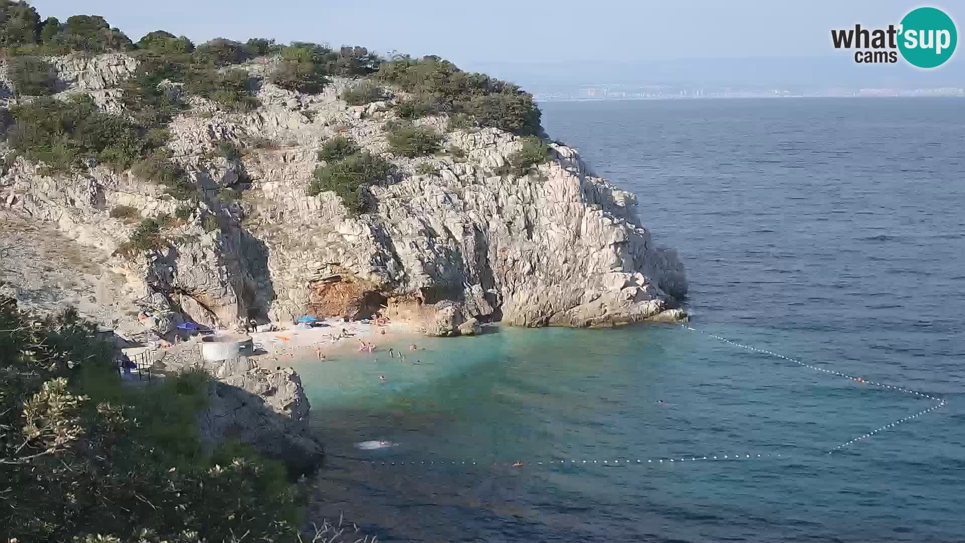 Webcam Bersezio spiaggia – Draga di Moschiena – Croazia