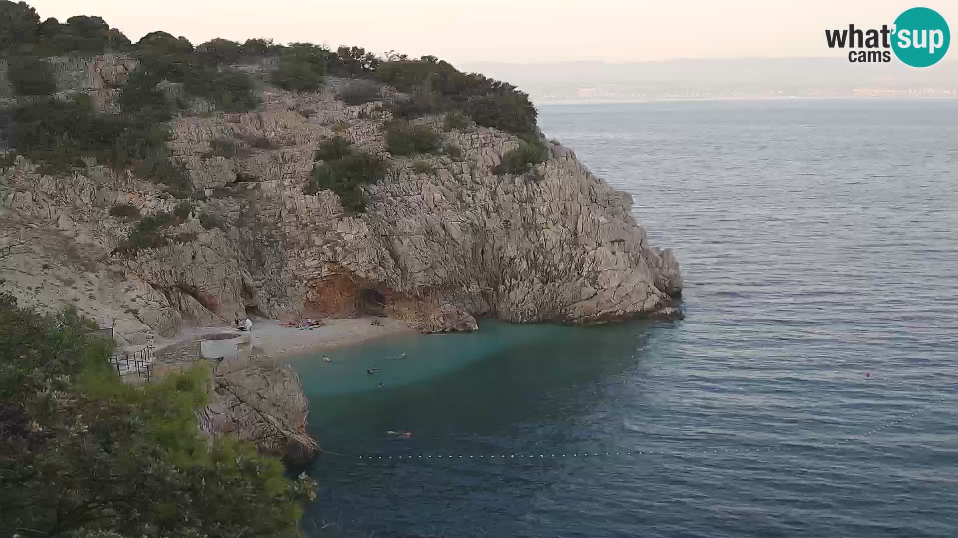 Webcam Brseč Strand – Mošćenička Draga – Kroatien