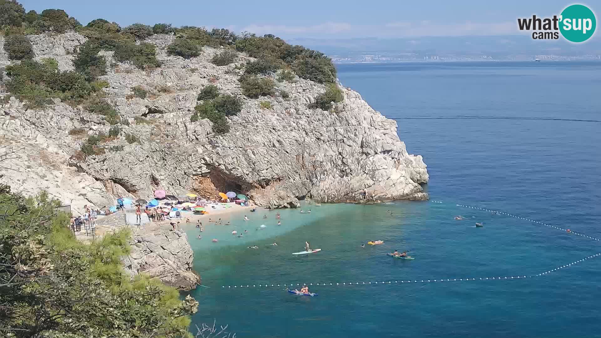 Webcam Brseč Strand – Mošćenička Draga – Kroatien