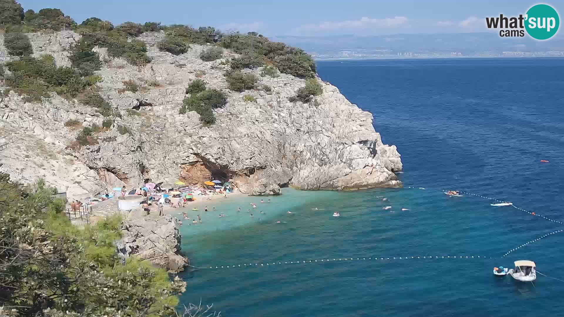 Webcam Brseč Strand – Mošćenička Draga – Kroatien