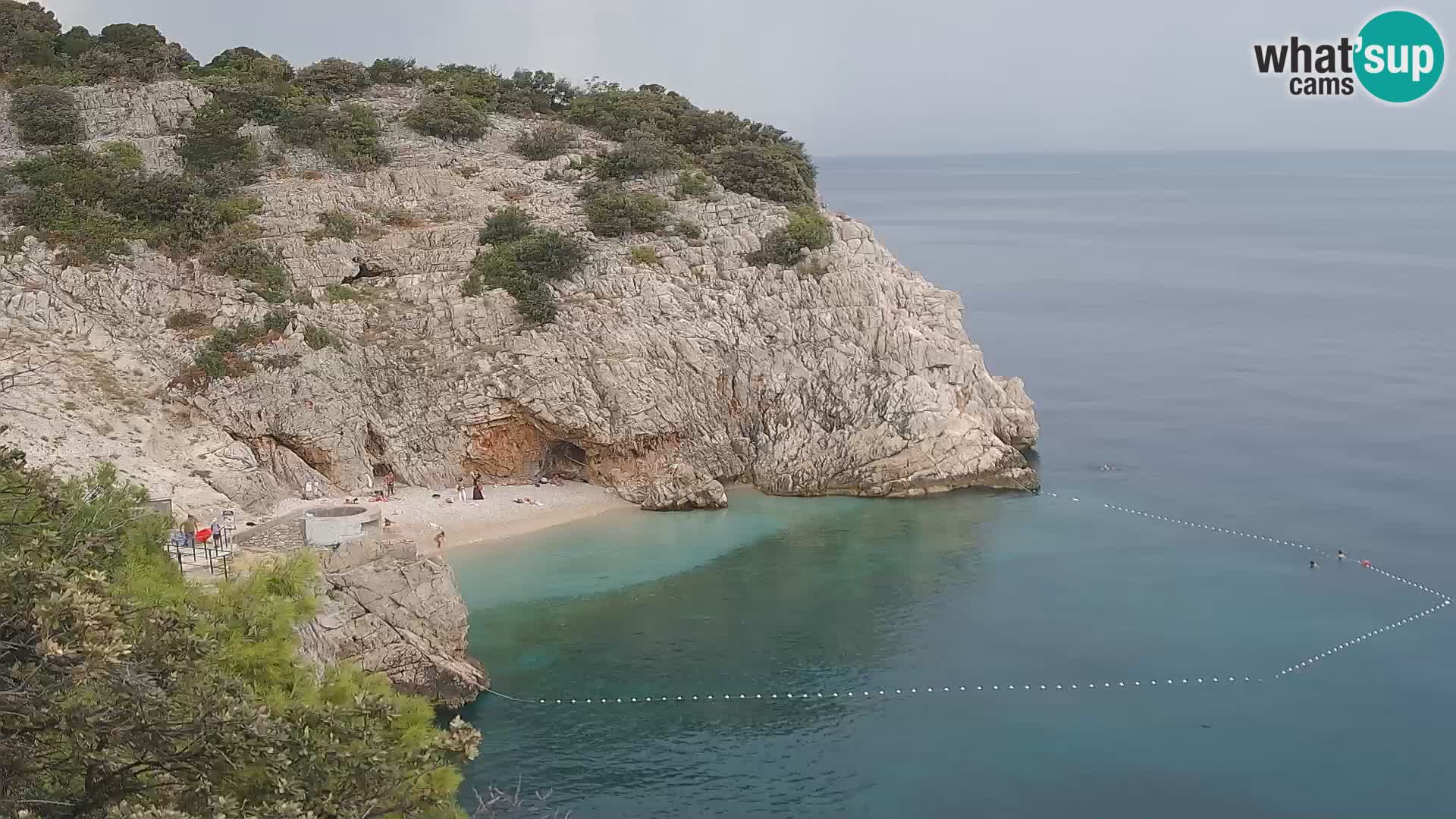 Webcam Brseč beach – Mošćenička Draga – Croatia