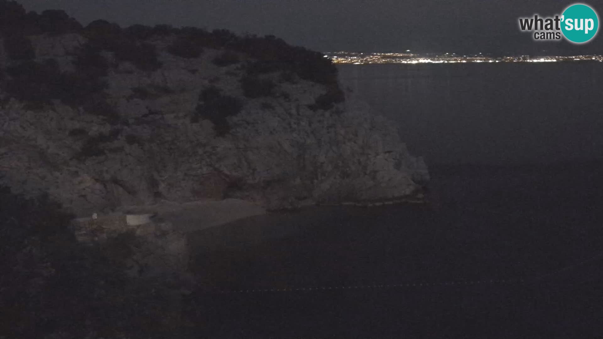 Webcam plage Brseč à Mošćenička Draga, Croatie