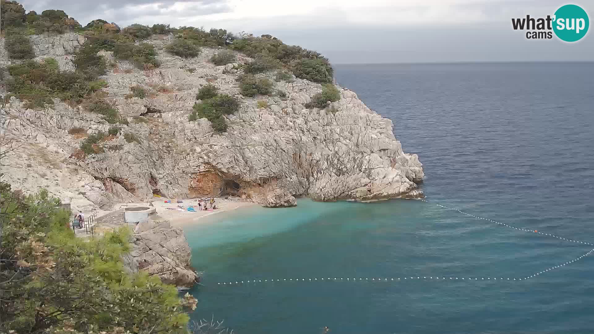 Webcam Brseč Strand – Mošćenička Draga – Kroatien