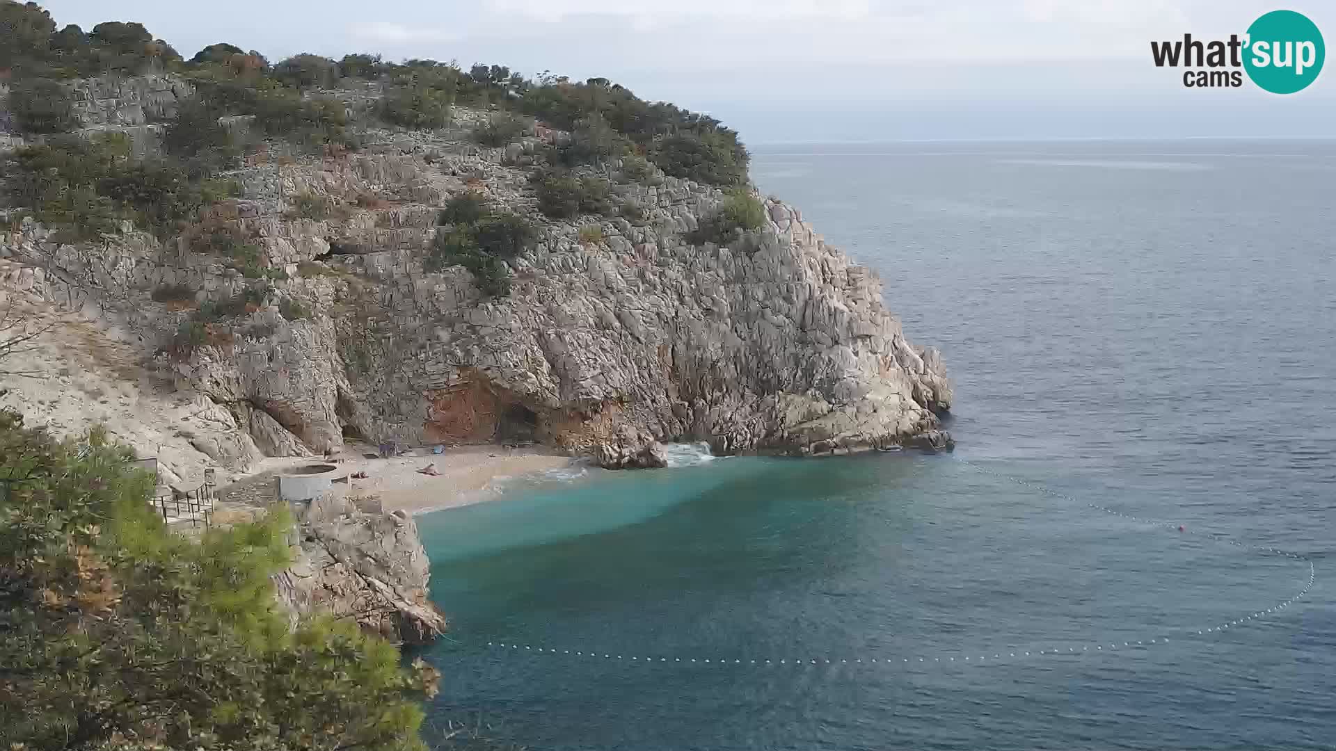 Webcam Brseč Strand – Mošćenička Draga – Kroatien