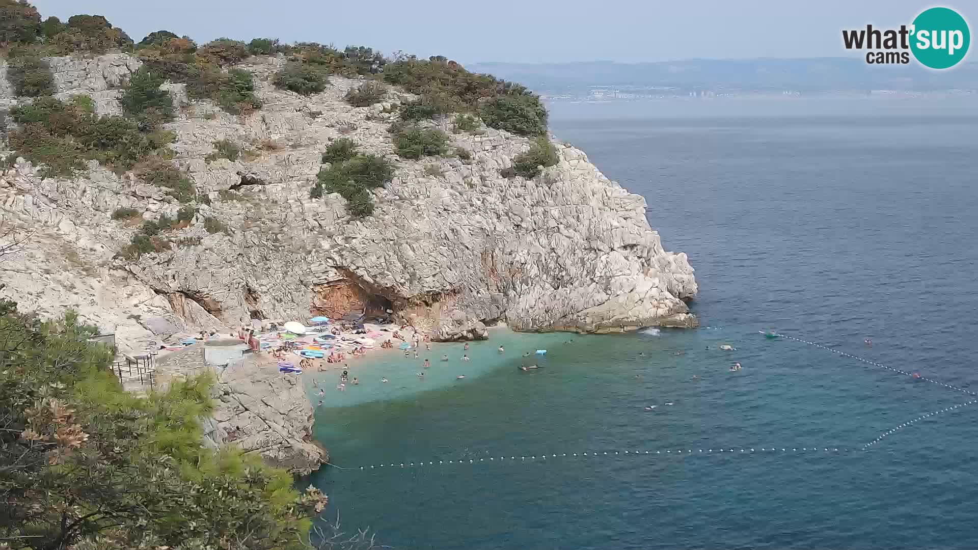 Webcam Brseč Strand – Mošćenička Draga – Kroatien