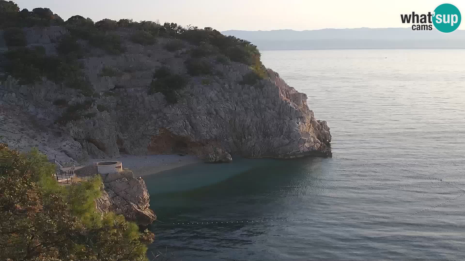 Webcam Brseč beach – Mošćenička Draga – Croatia