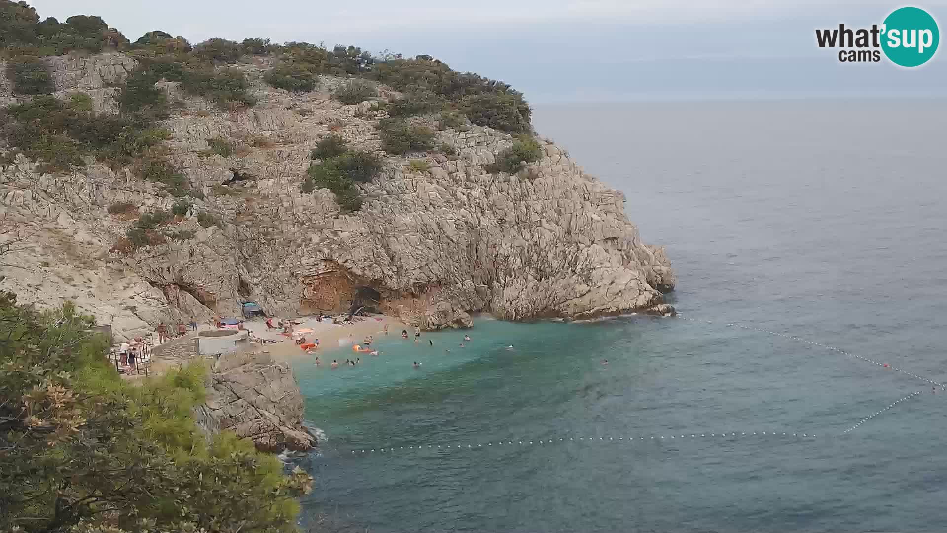 Webcam Brseč beach – Mošćenička Draga – Croatia