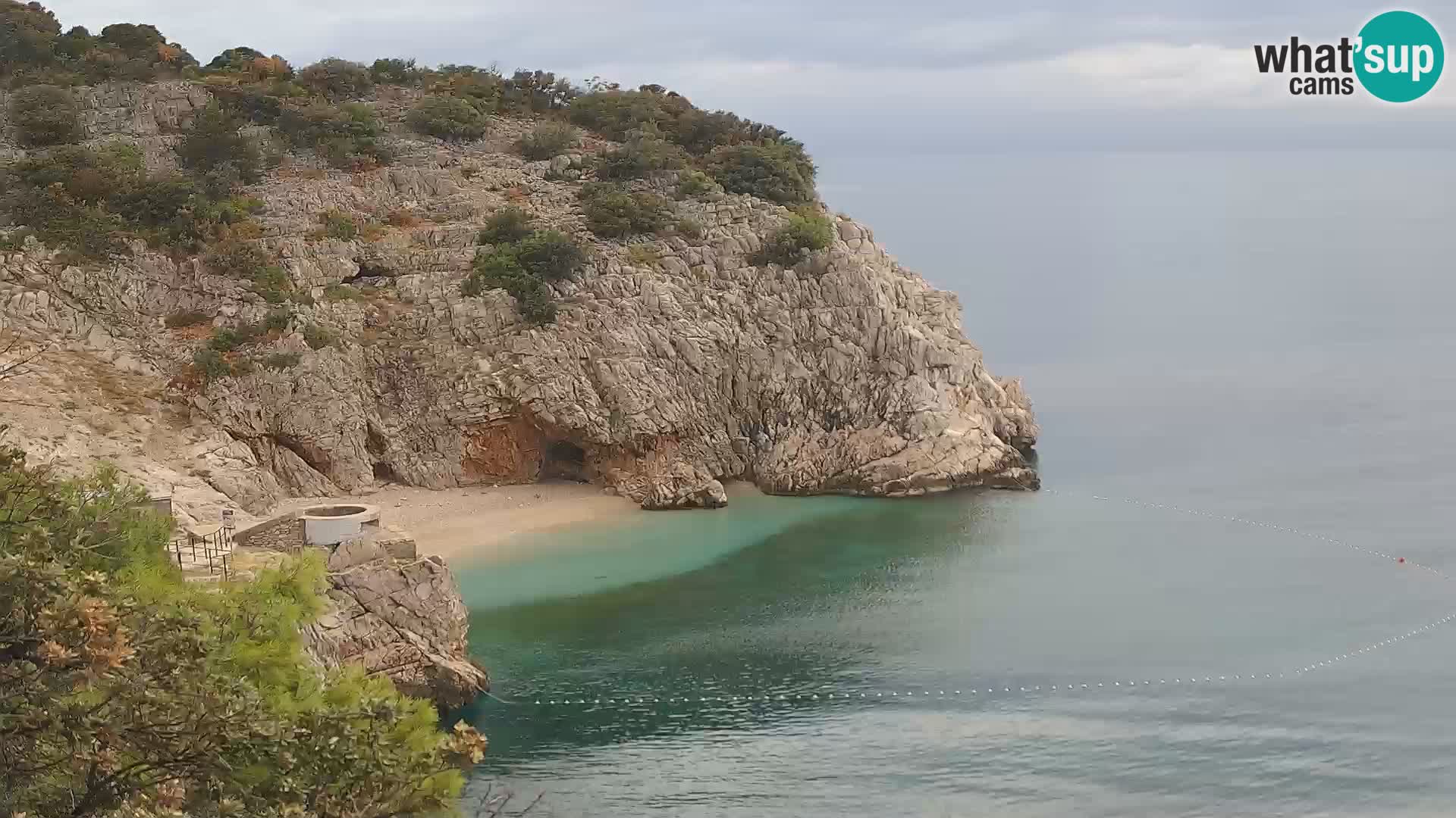 Webcam Brseč beach – Mošćenička Draga – Croatia