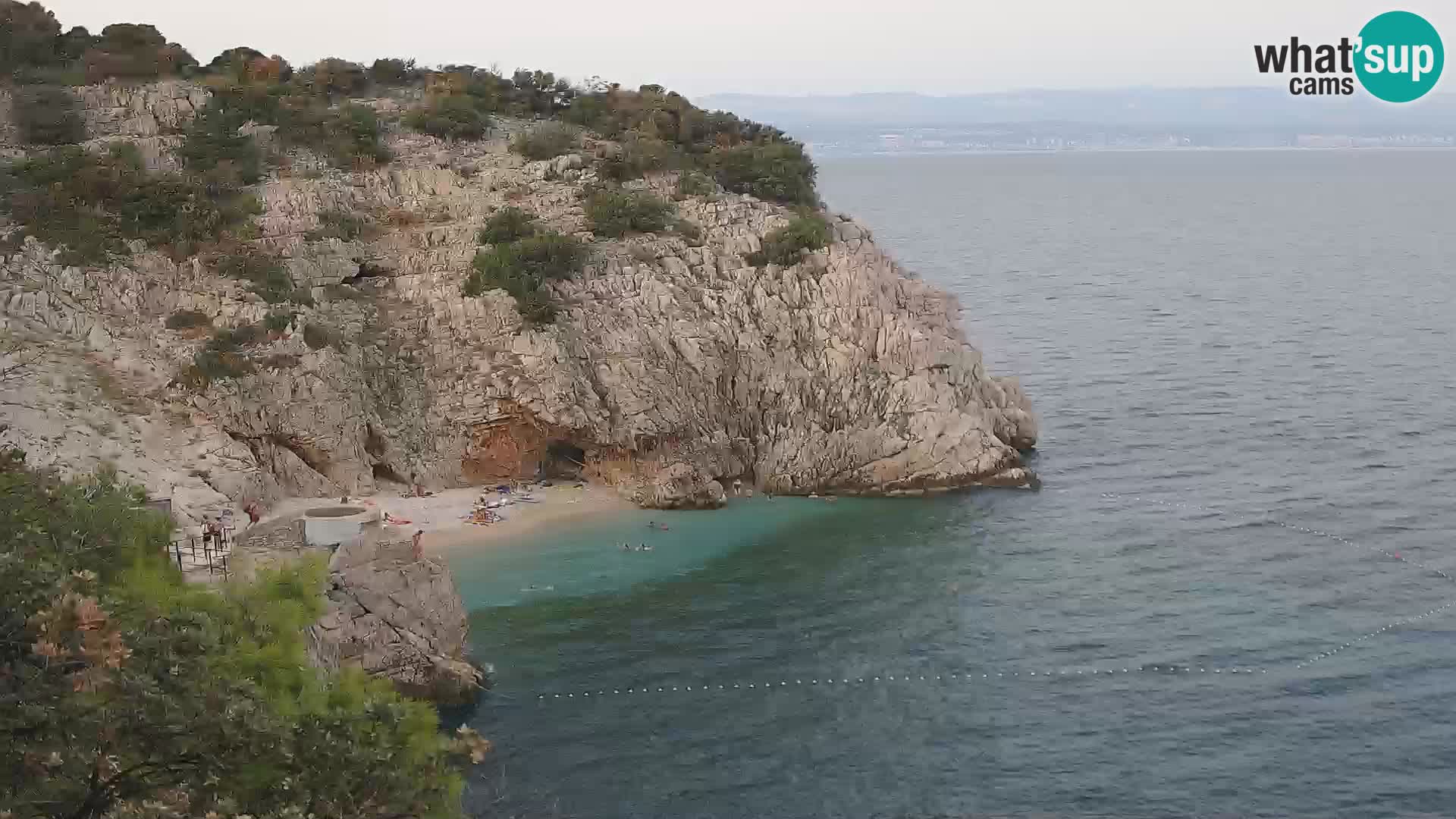 Webcam Bersezio spiaggia – Draga di Moschiena – Croazia