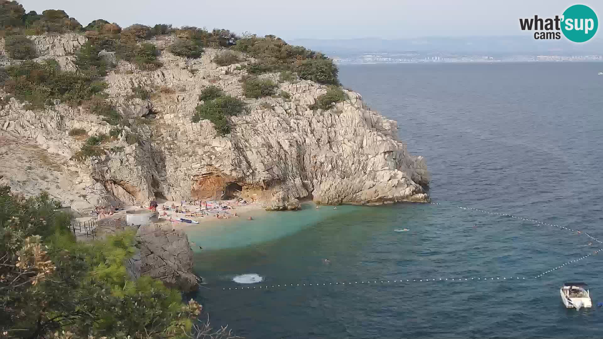 Webcam Bersezio spiaggia – Draga di Moschiena – Croazia