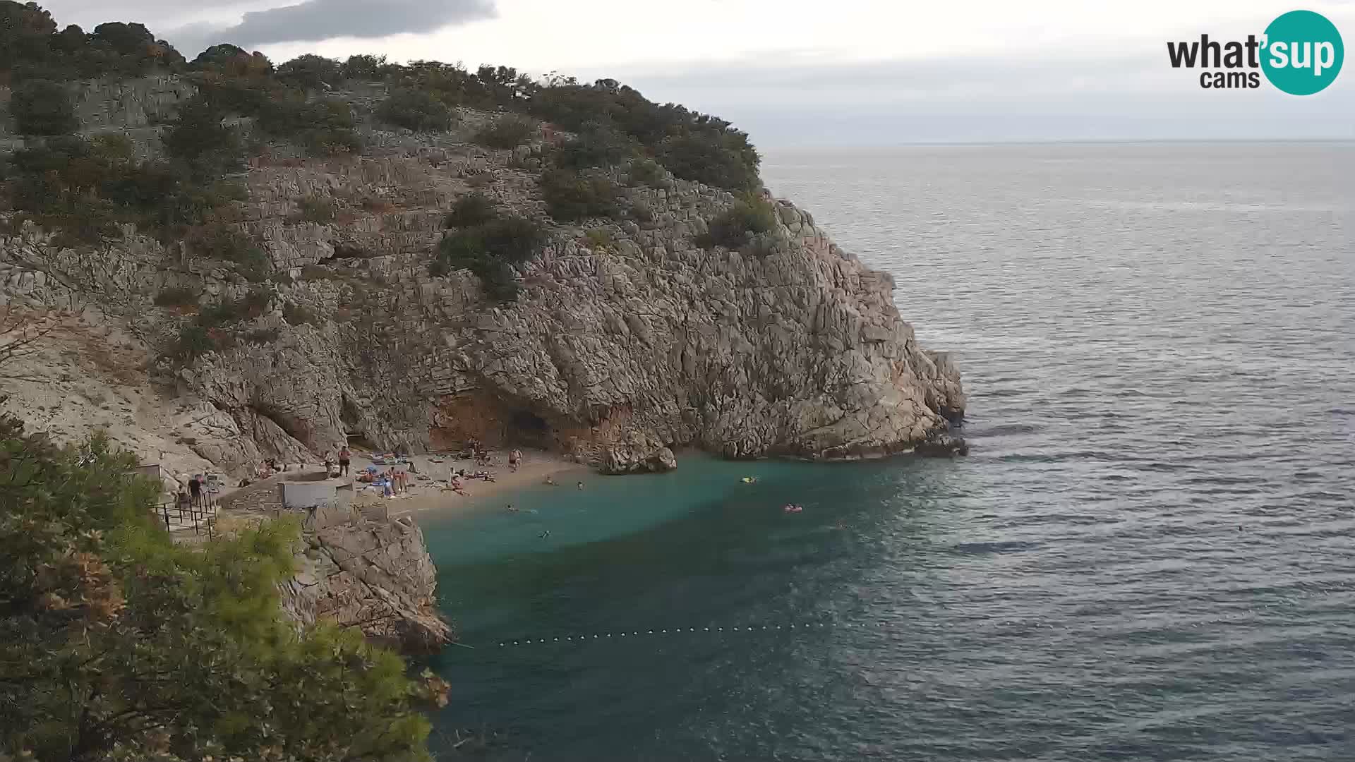 Webcam Brseč beach – Mošćenička Draga – Croatia