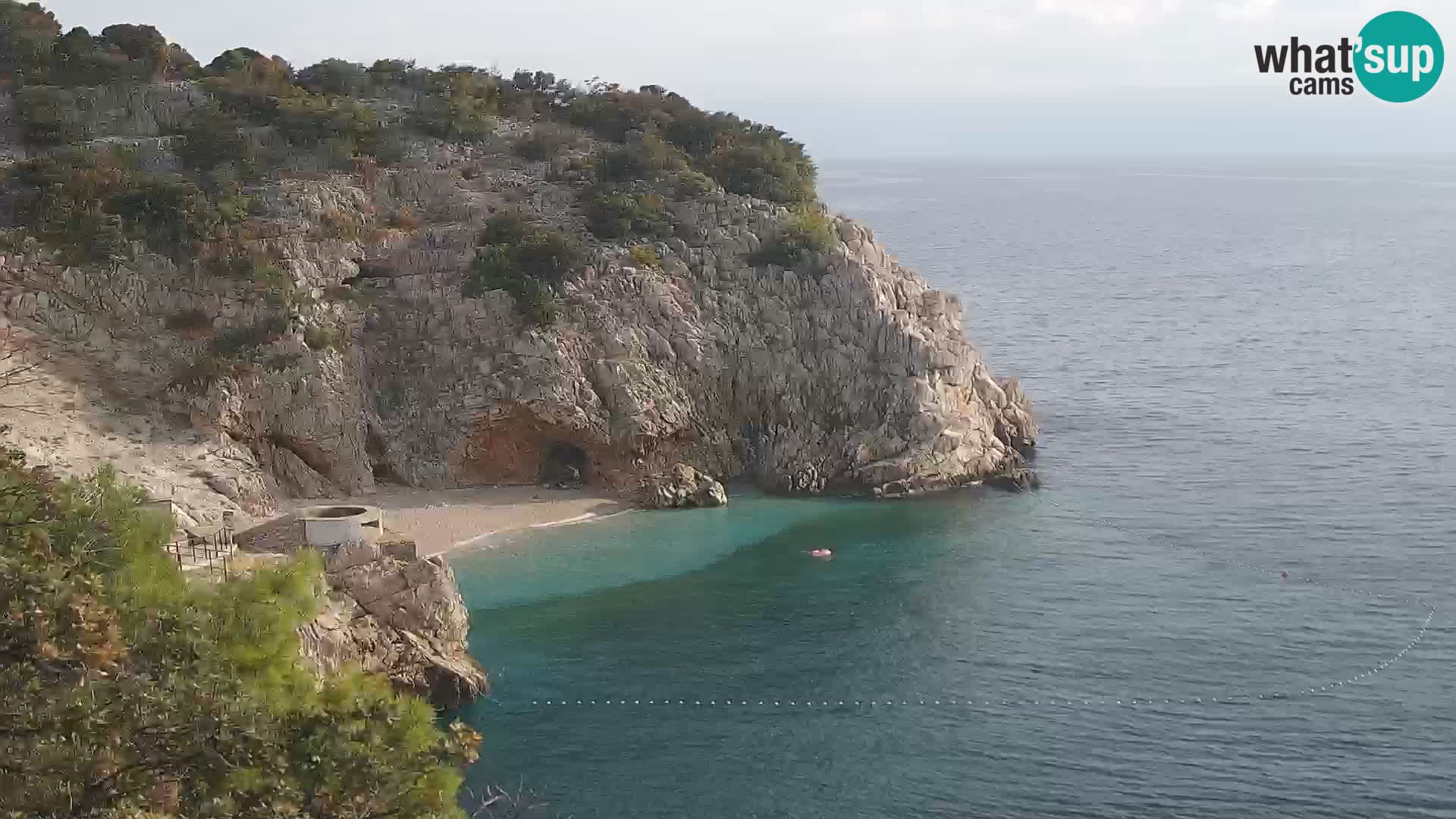 Webcam Bersezio spiaggia – Draga di Moschiena – Croazia