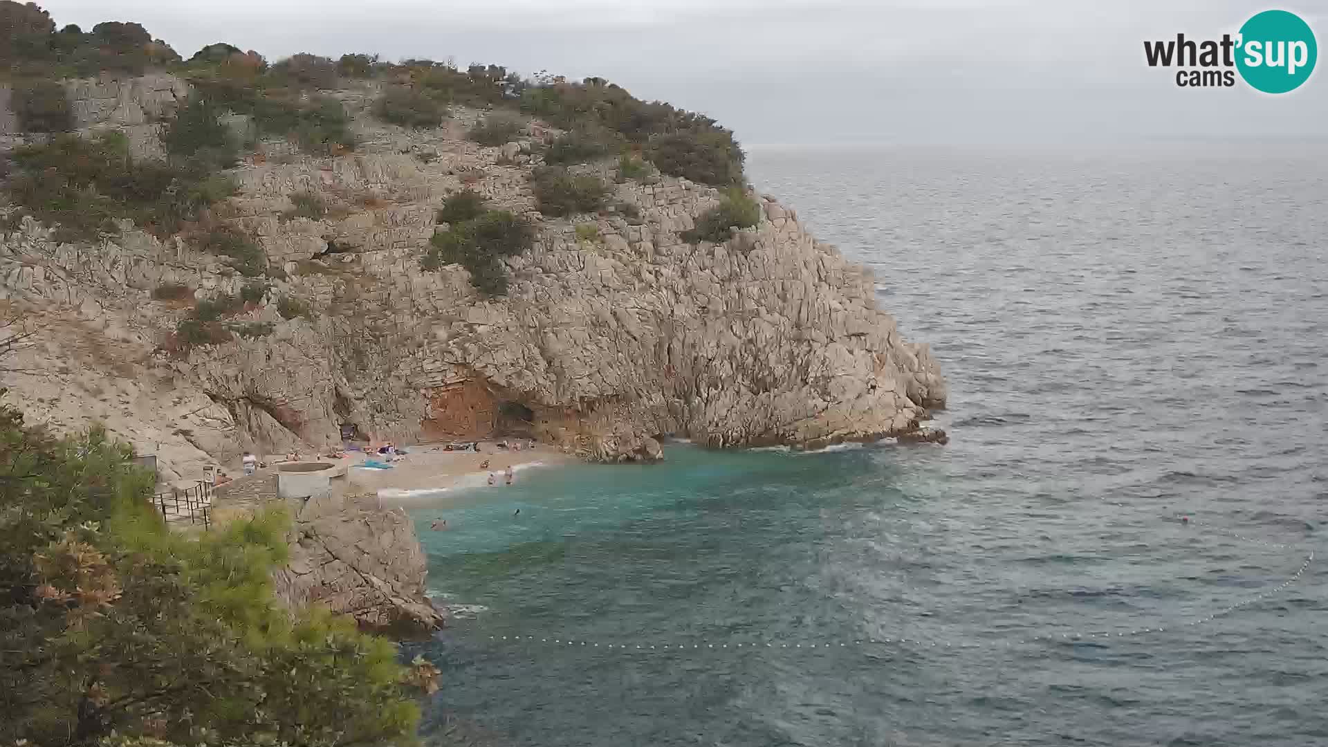 Webcam Bersezio spiaggia – Draga di Moschiena – Croazia