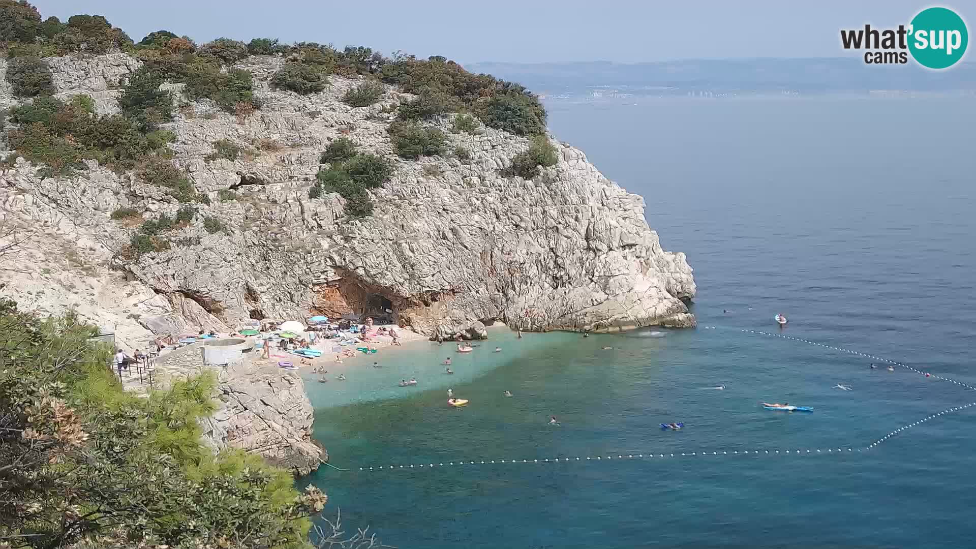 Webcam Brseč beach – Mošćenička Draga – Croatia
