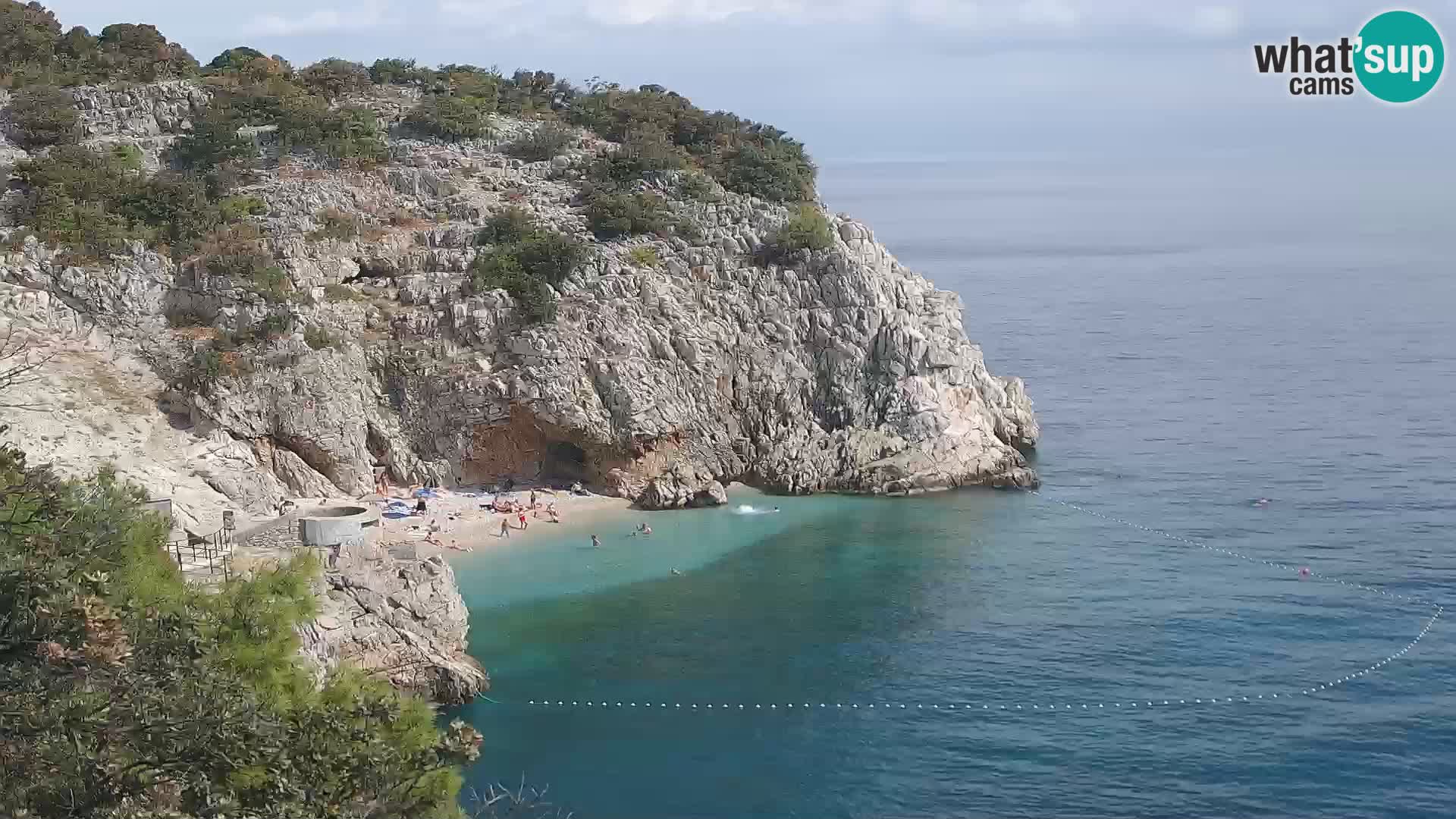 Web kamera plaže Brseč – Mošćenička Draga – Hrvatska