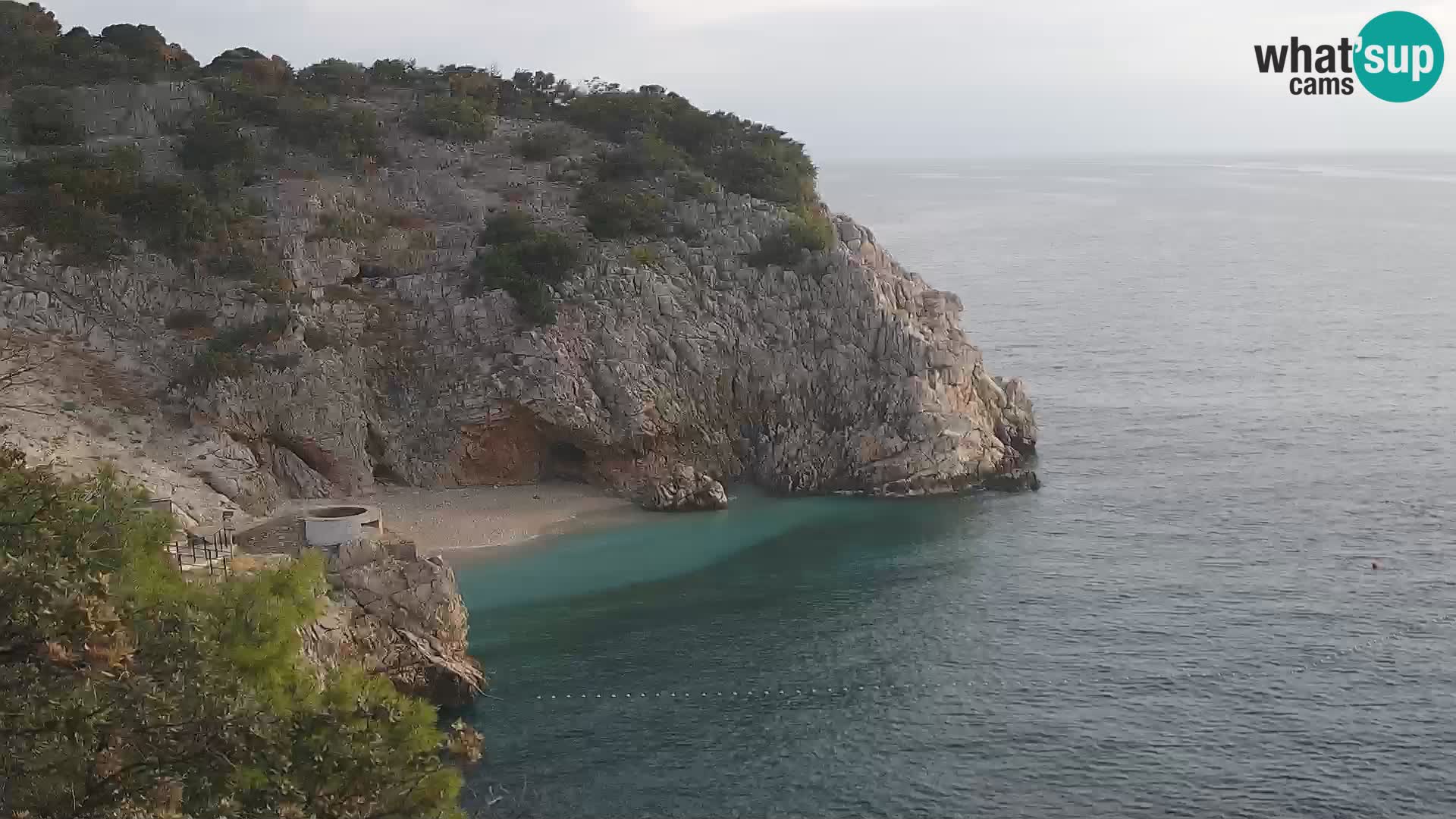Webcam Bersezio spiaggia – Draga di Moschiena – Croazia